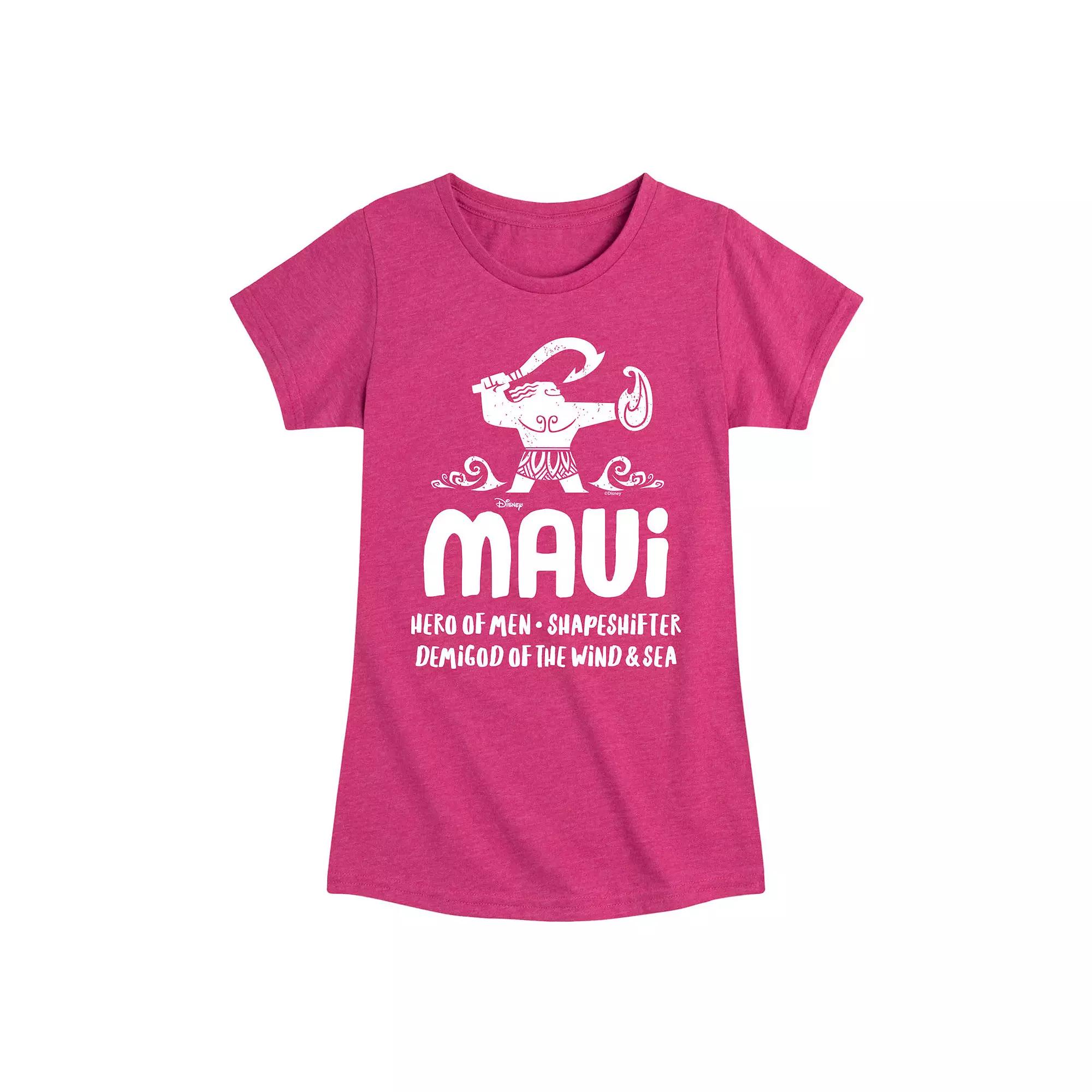 Disney's Moana Girls 7-16 Maui Hero Of Men Graphic Tee, Girl's,  Product Image