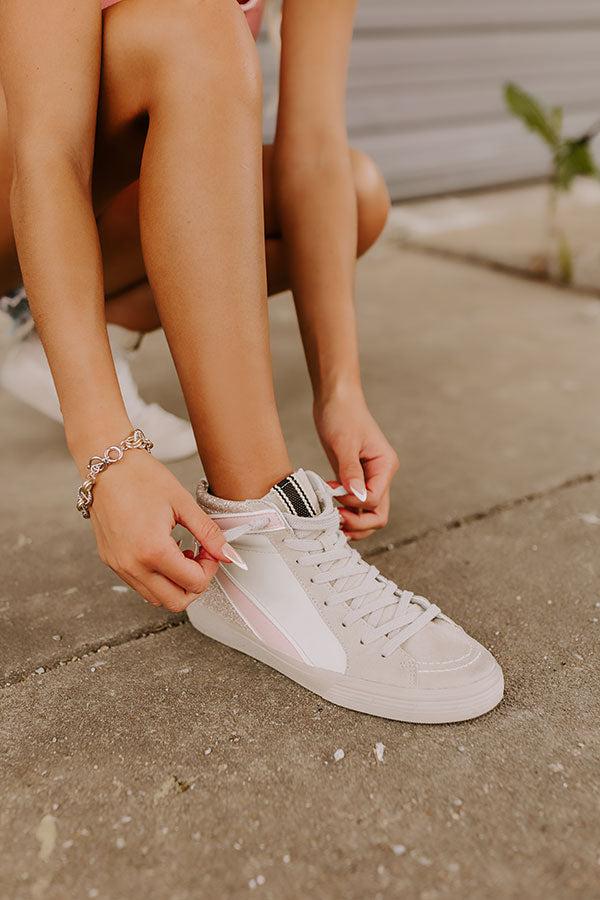 The Daphne Vintage Glitter Sneaker Product Image