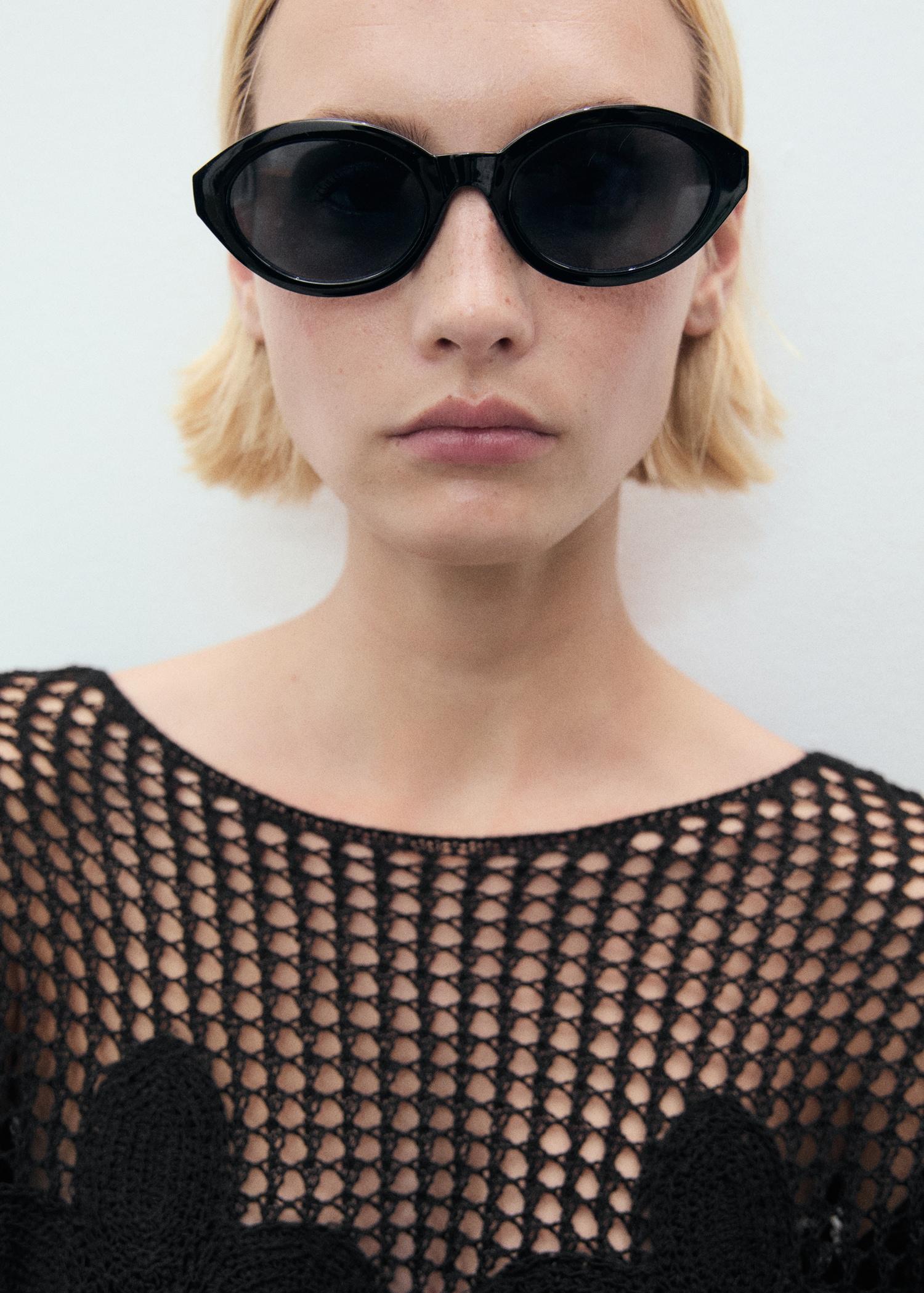 Knit embroidered sweater - Women | MANGO USA Product Image