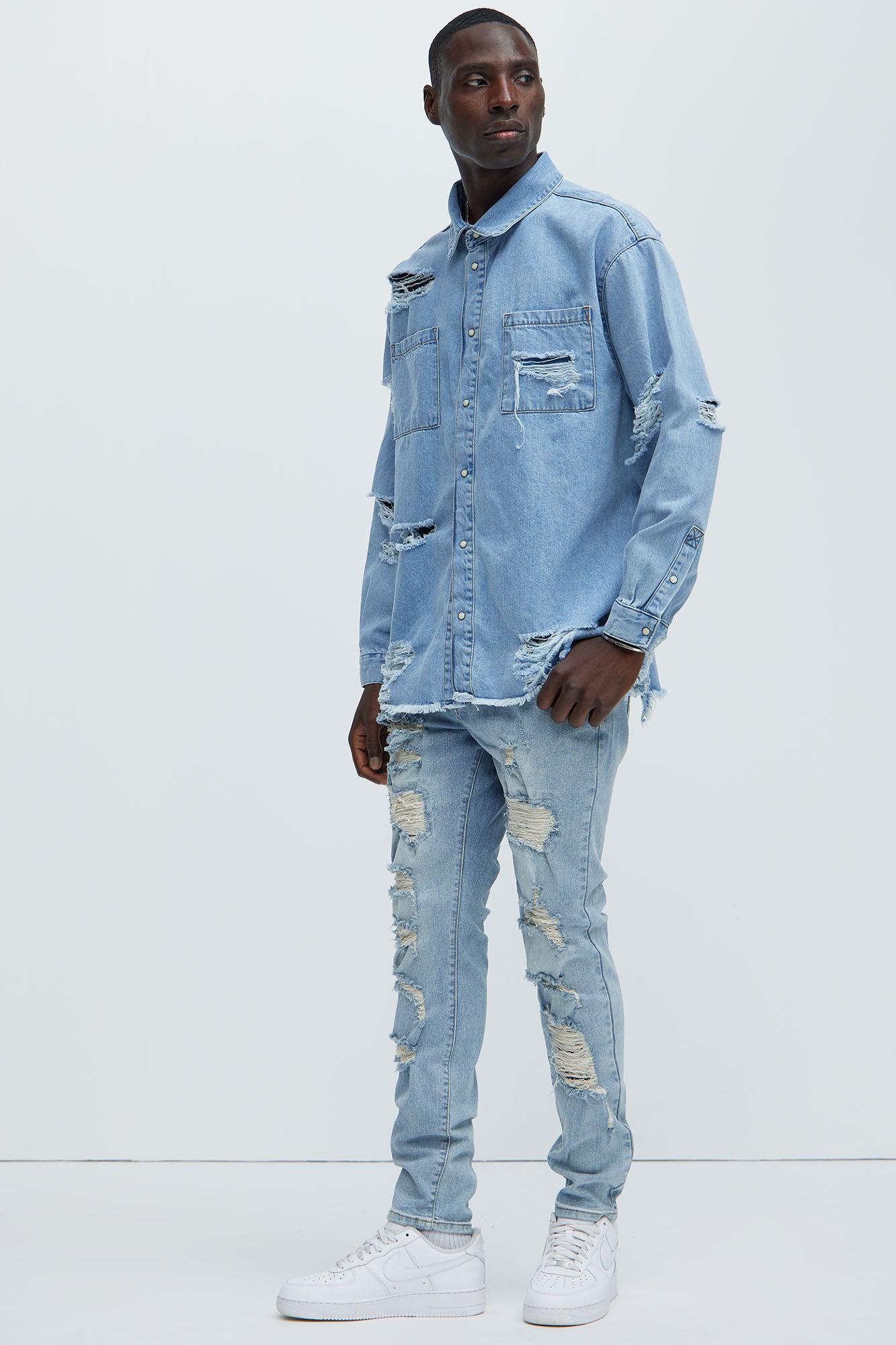 Ain't Got Nothing To Lose Skinny Jeans - Light Wash Product Image