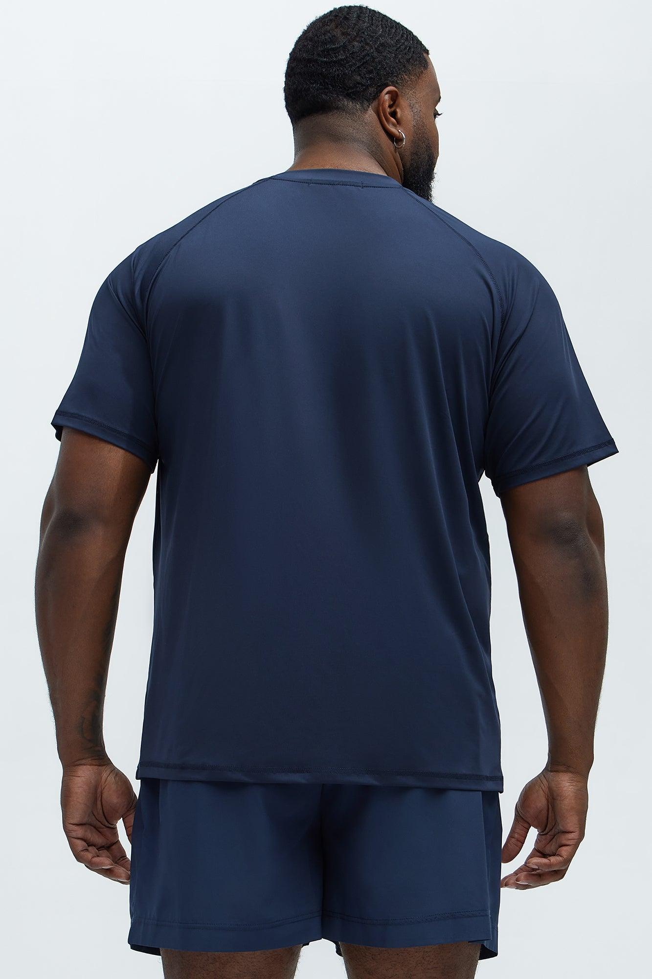 Vital Active Raglan Tee - Navy Product Image