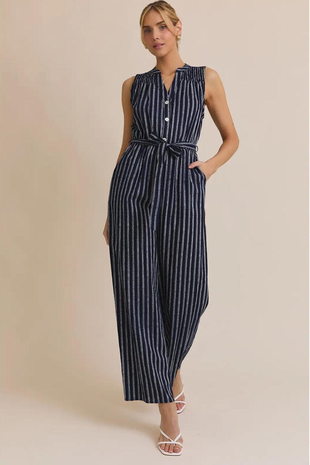 Brigit Striped Jumpsuit Product Image