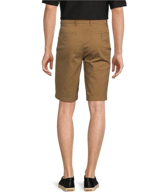 Roundtree & Yorke The Cloud Short Collection 11#double; Flat Front Washed Chino Shorts Product Image