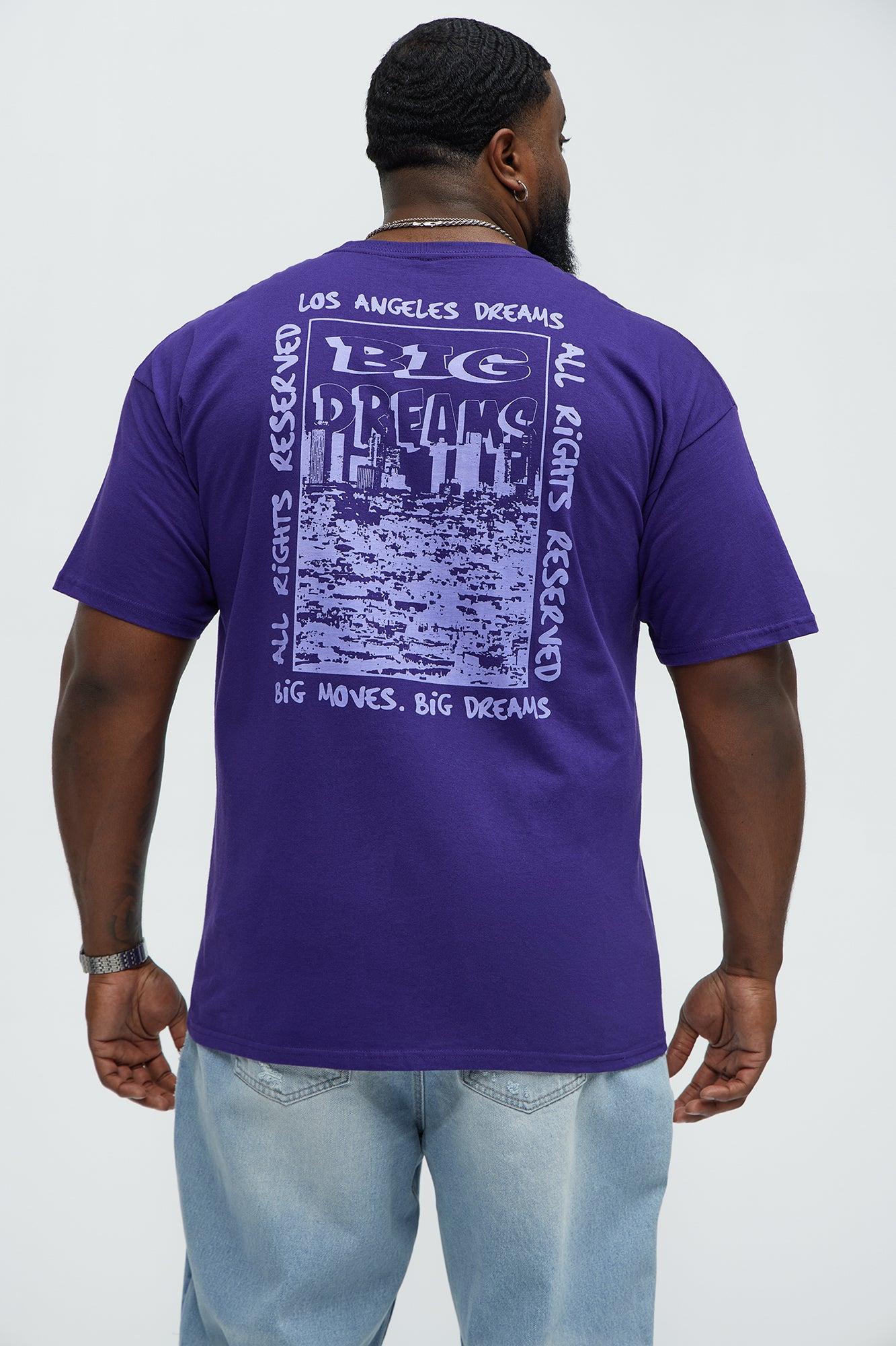 Big Dreams Short Sleeve Tee - Purple Product Image