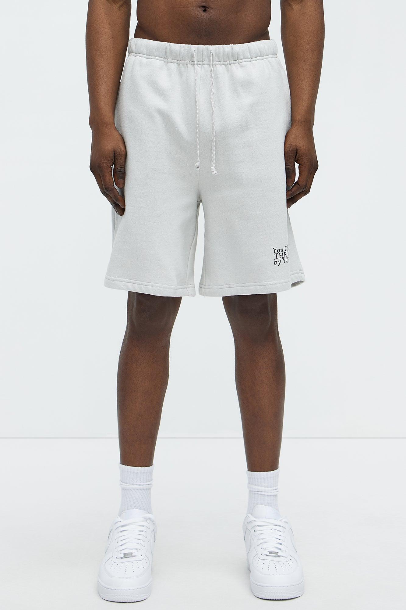 The Future Is In Your Hands Sweatshorts - Grey Product Image