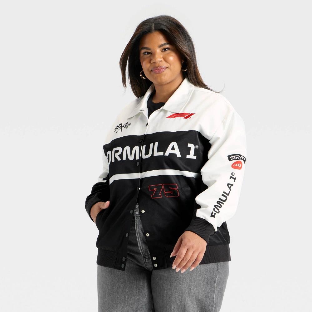 Women's F1 Graphic Jacket - Black/White Product Image