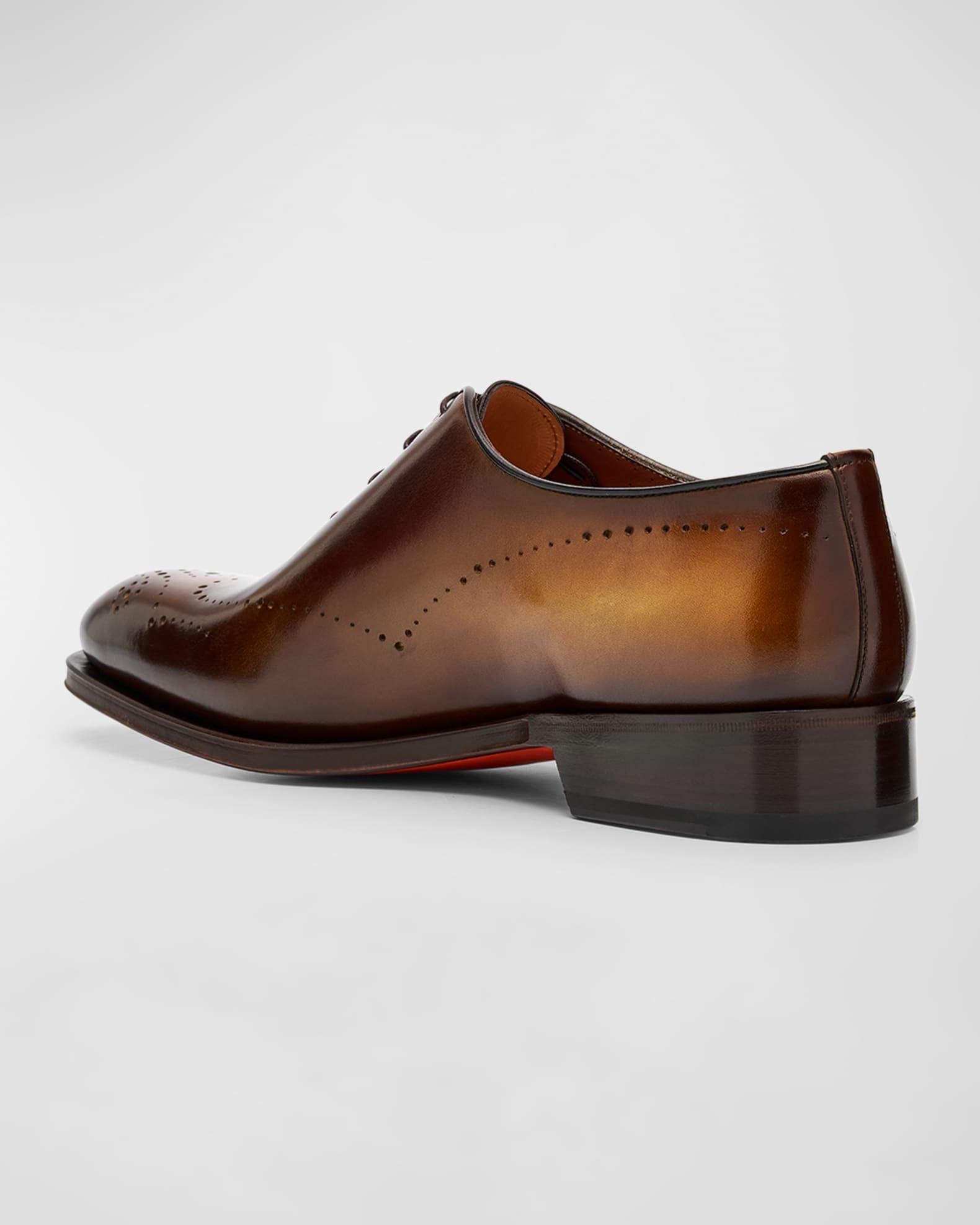 Men's Kaj Bicolor Brogue Leather Oxfords Product Image