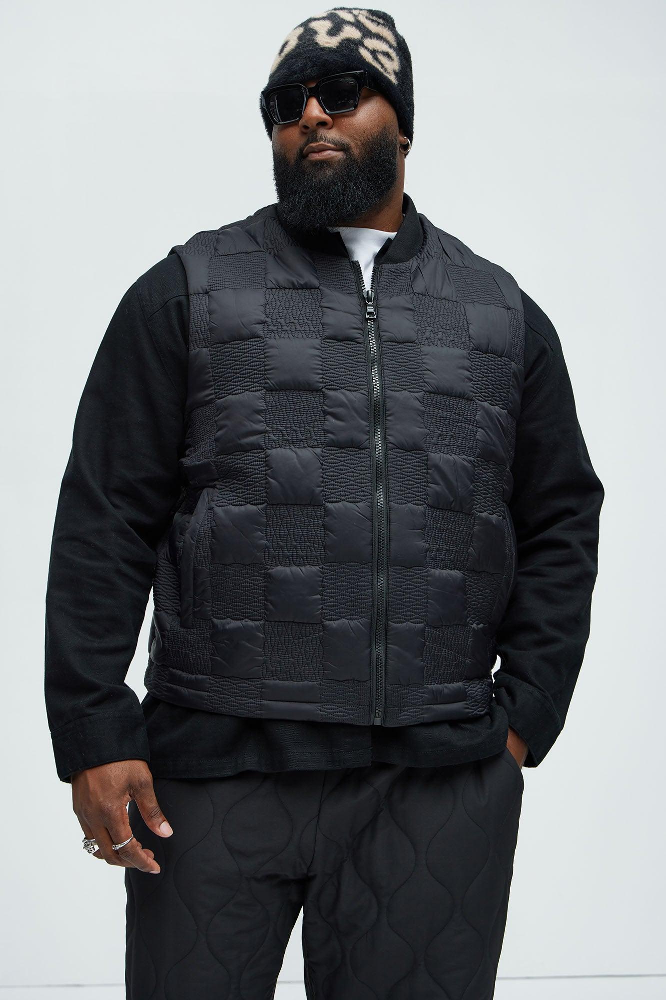 Easton Quilted Vest - Black Product Image