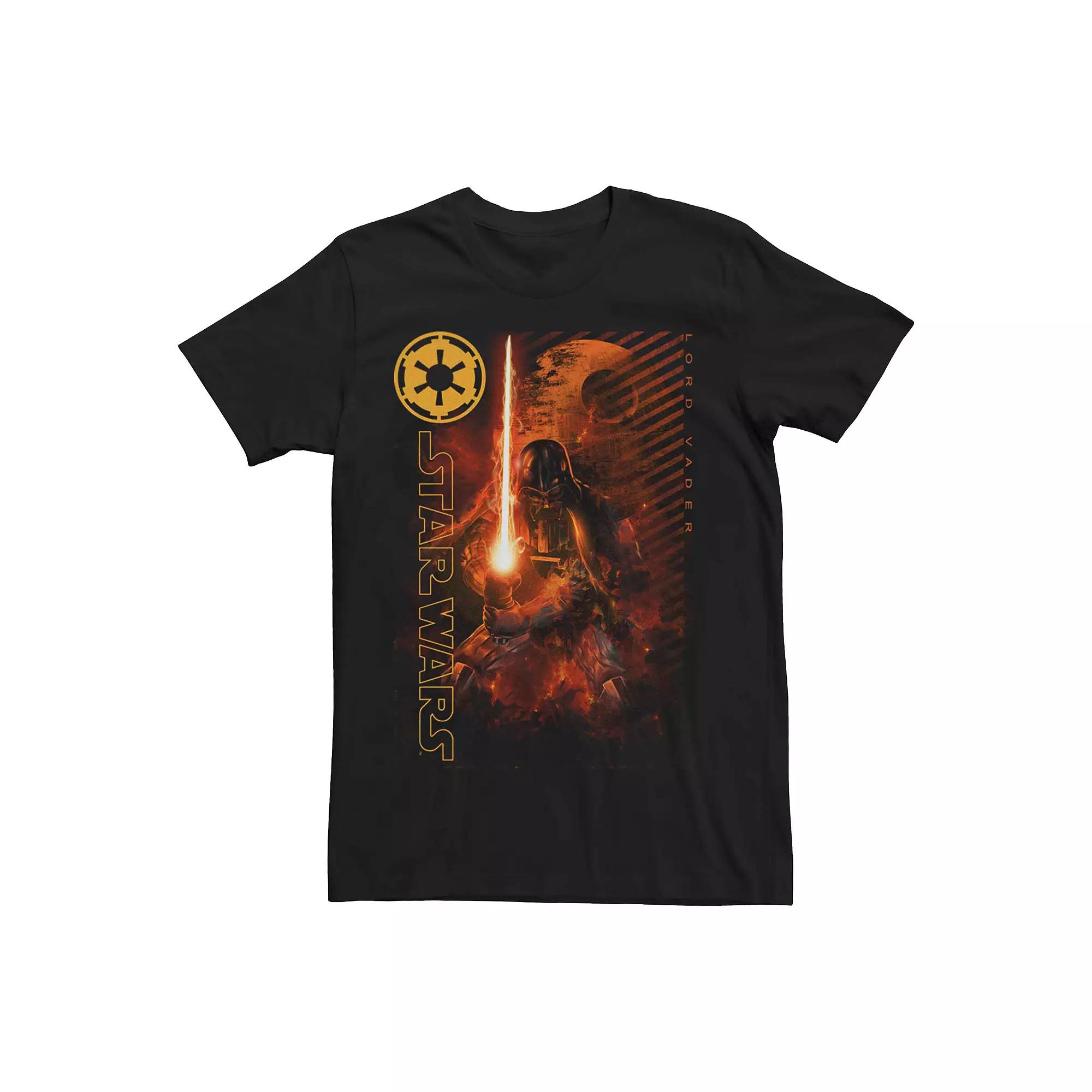 Men's Star Wars Lord Vader Dark Poster Graphic Tee,  Product Image