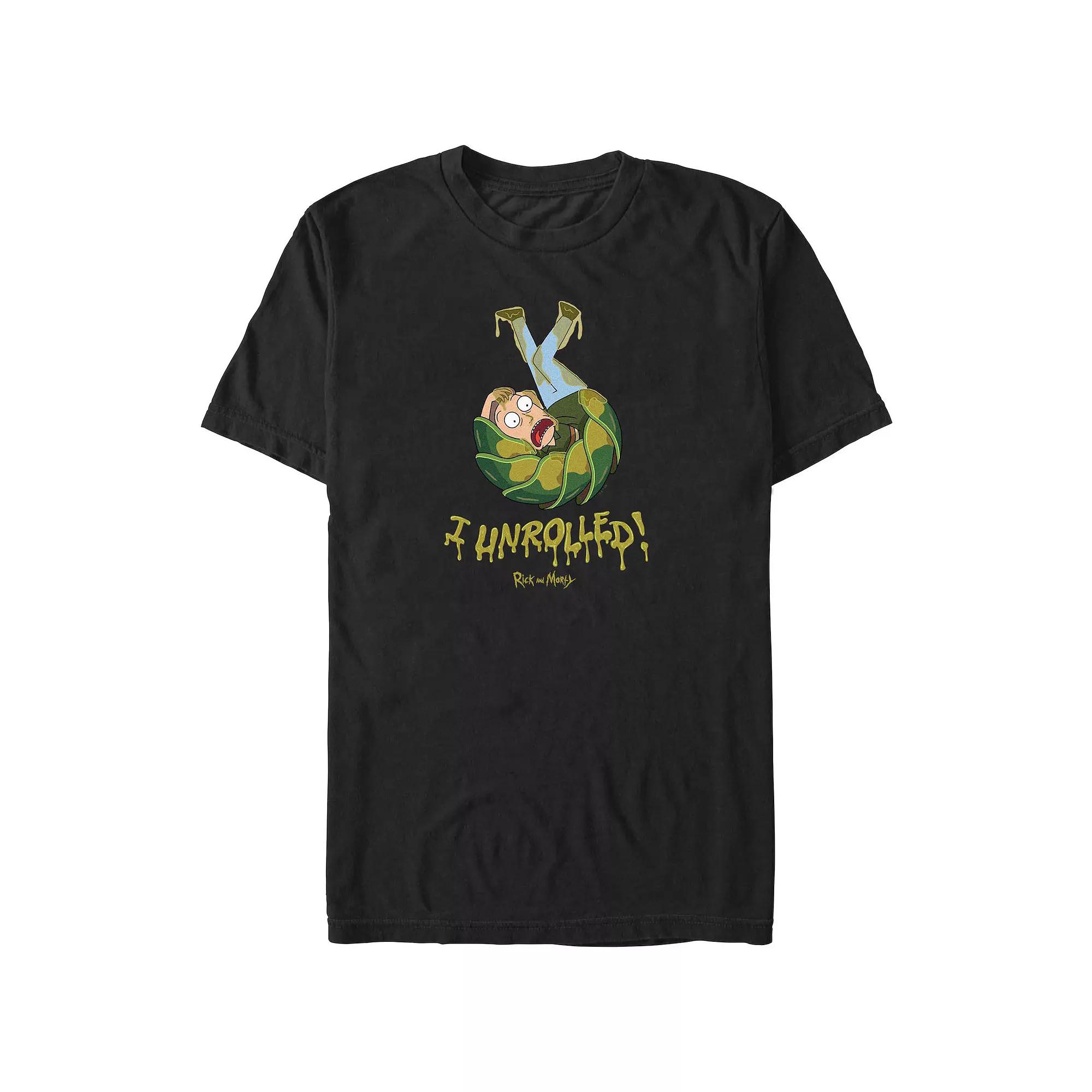 Disney's Lilo & Stitch Leaf Pile Fun Stitch Men's Graphic Tee,  Product Image