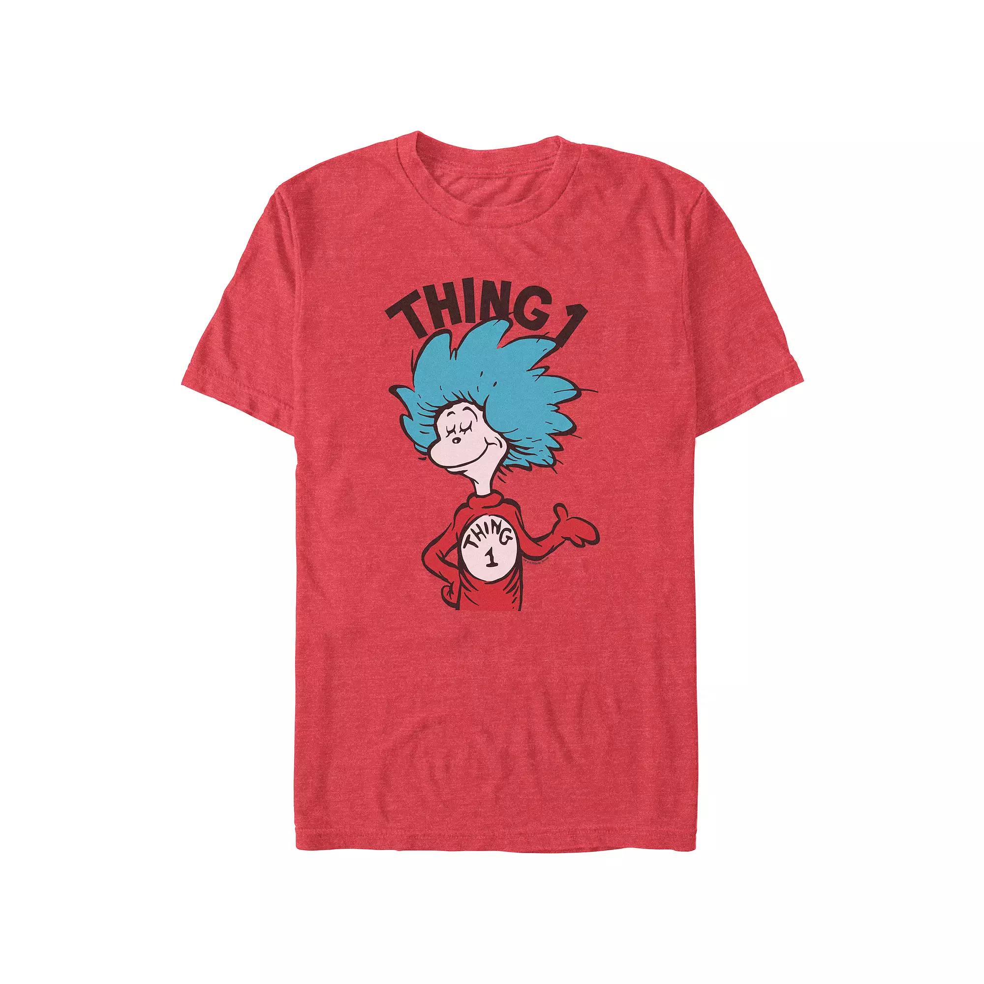 Big & Tall Dr. Seuss Thing 1 Graphic Tee, Men's,  Product Image