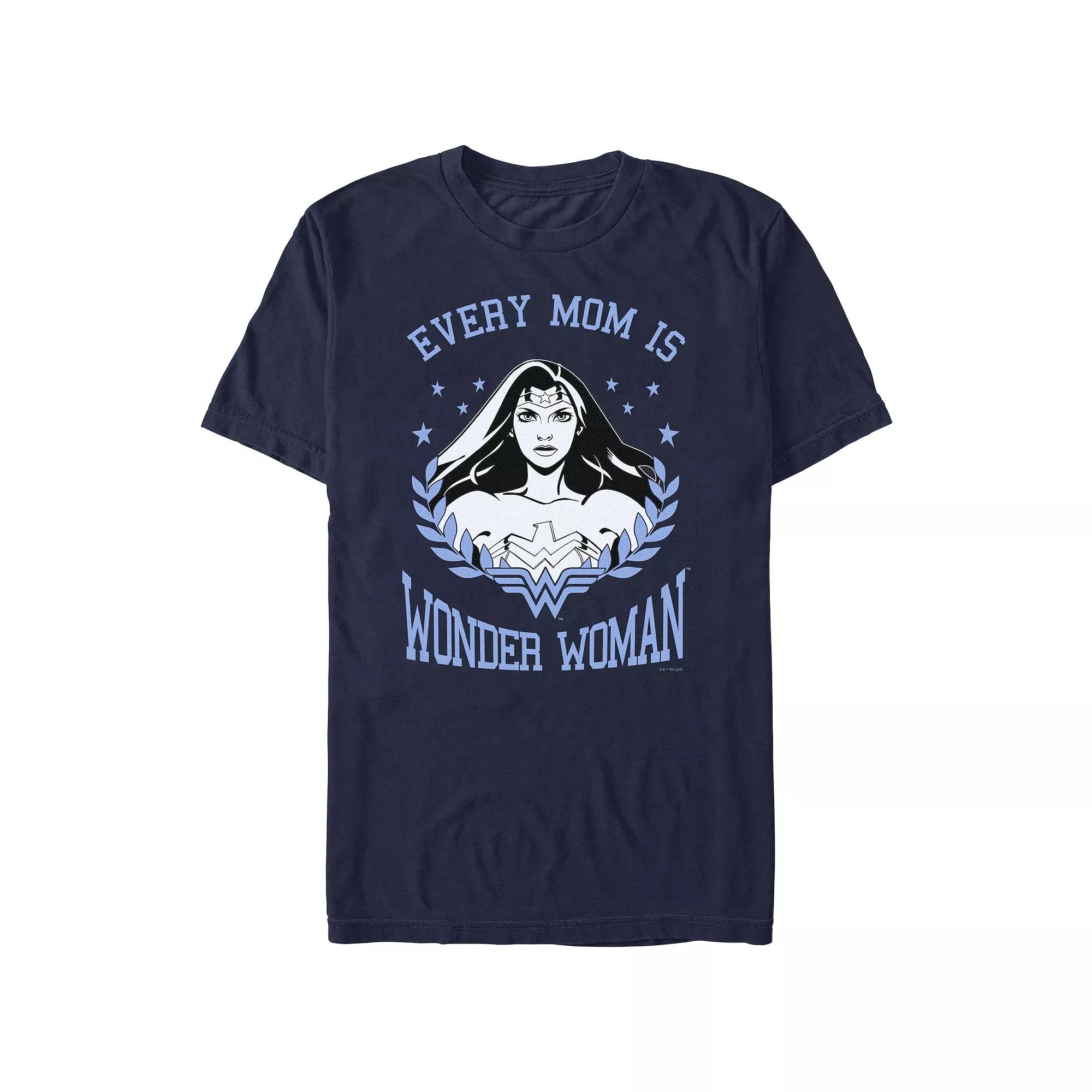 Juniors' Wonder Woman Every Mom Is Wonder Woman Boyfiend Graphic Tee, Girl's,  Product Image