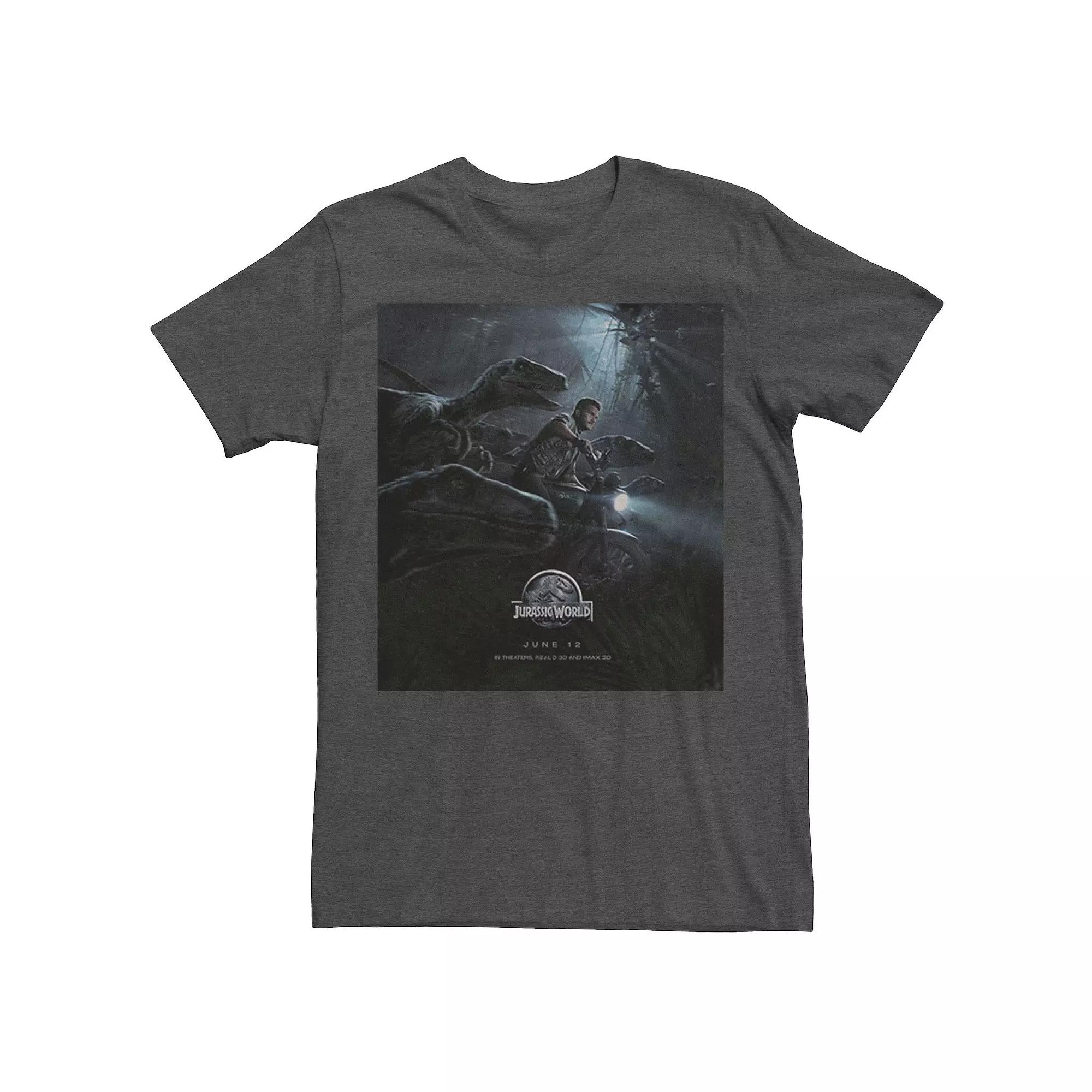 Men's Jurassic World Owen Ride Raptor Movie Poster Tee,  Product Image