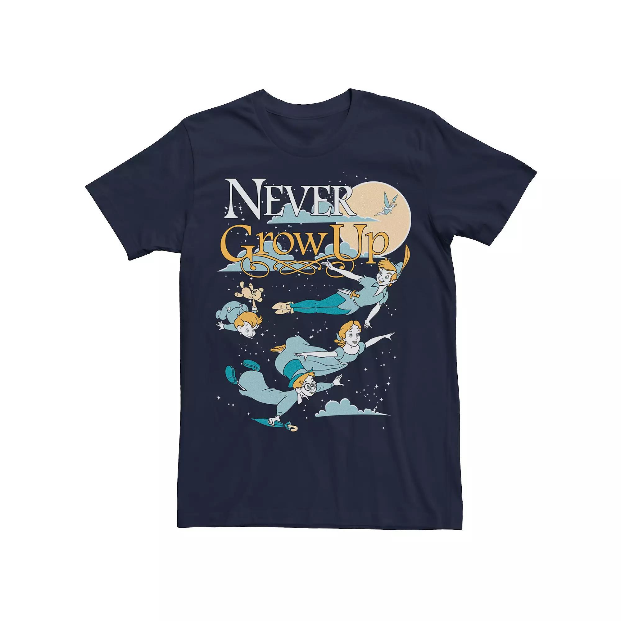 Men's Peter Pan Never Grow Up Graphic Tee,  Product Image