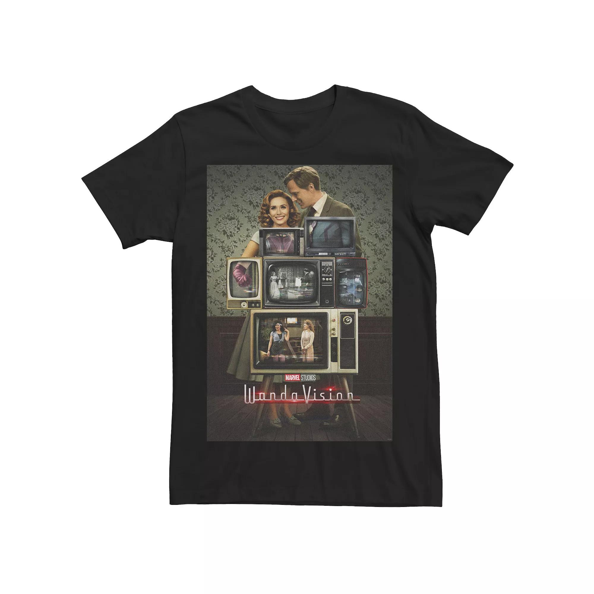 Men's Marvel Studios WandaVision Through The Years Collage Poster Tee,  Product Image