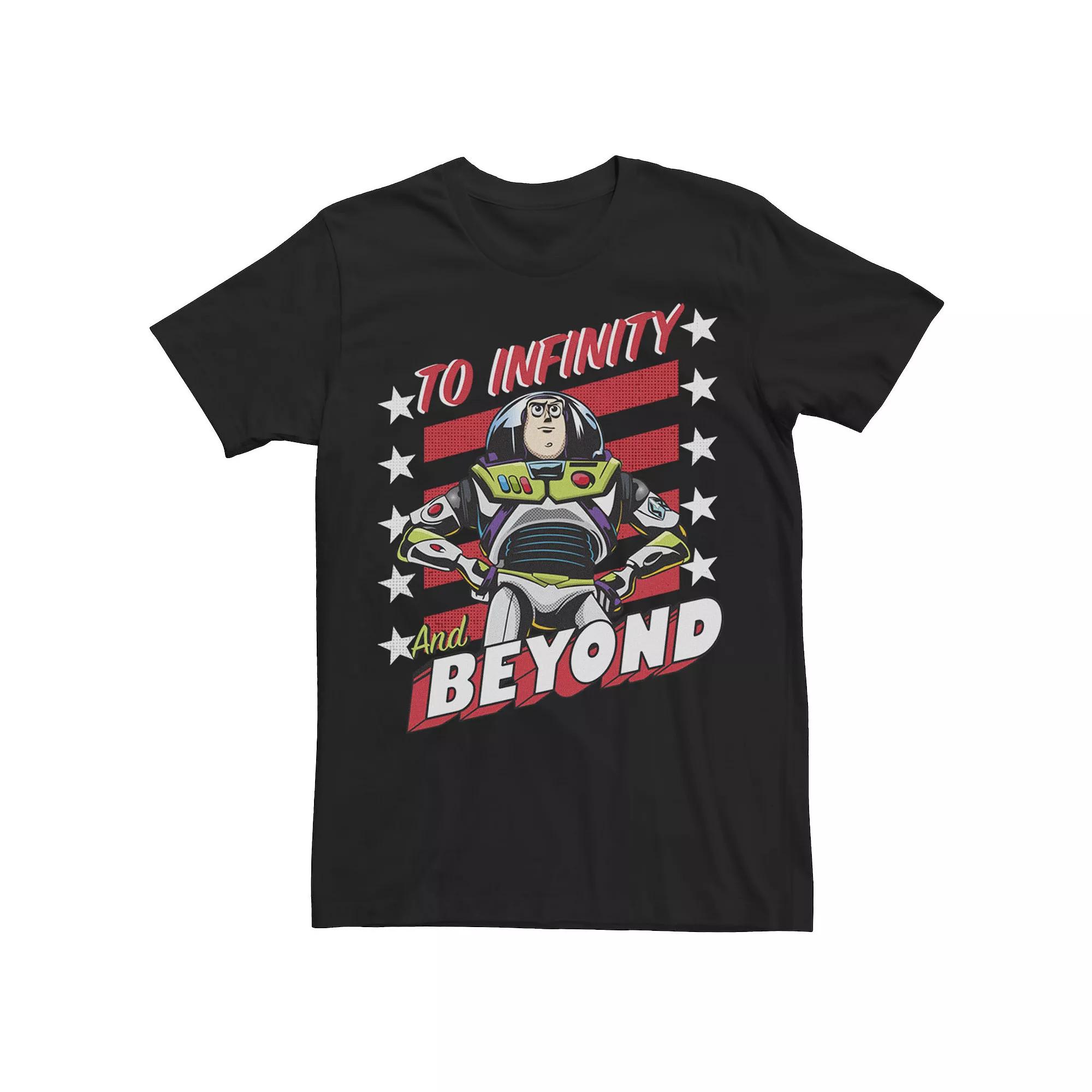 Disney / Pixar's Toy Story Buzz Lightyear Men's Infinity & Beyond Poster Tee,  Product Image