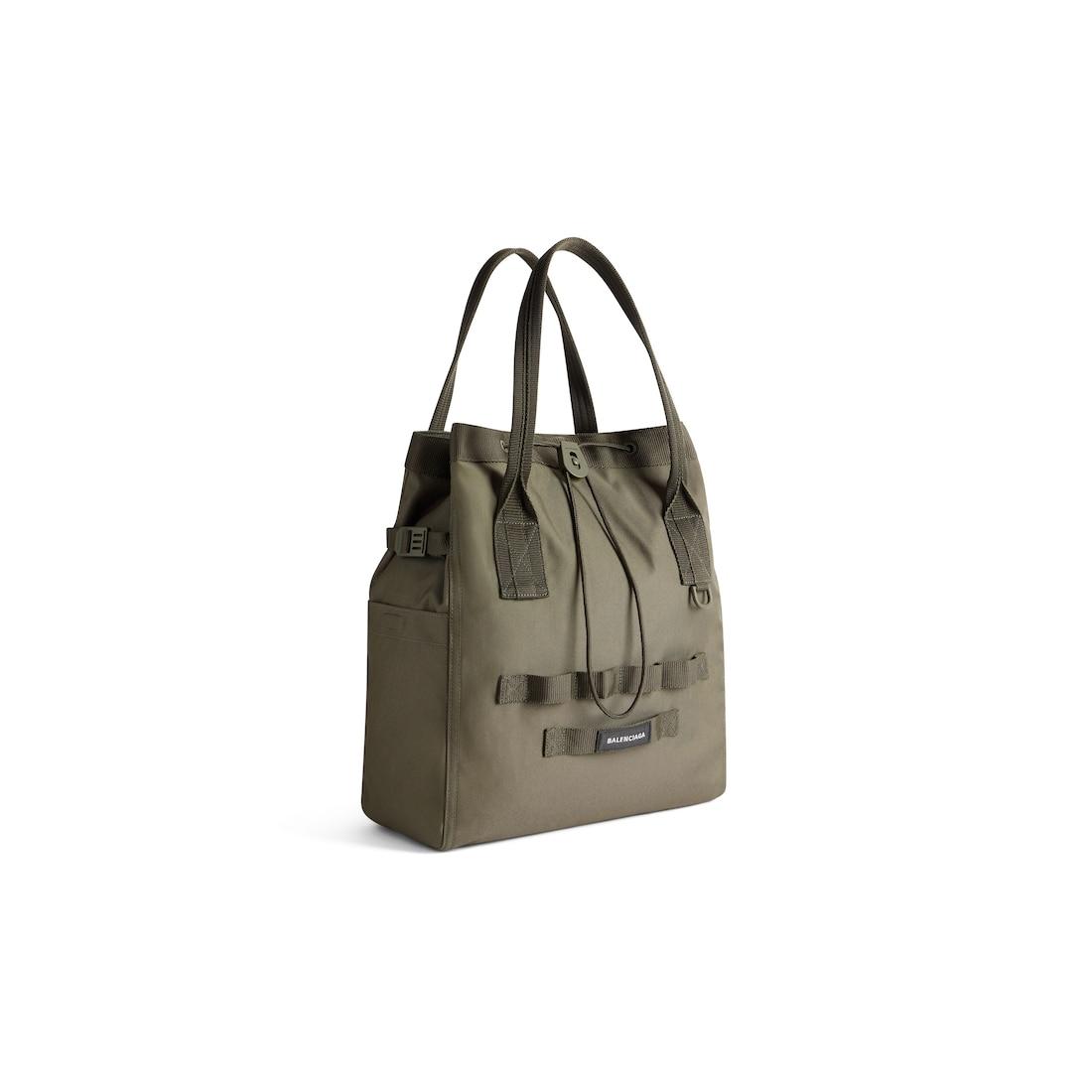 Men's Army Tote Bag Medium in Dark Green Product Image