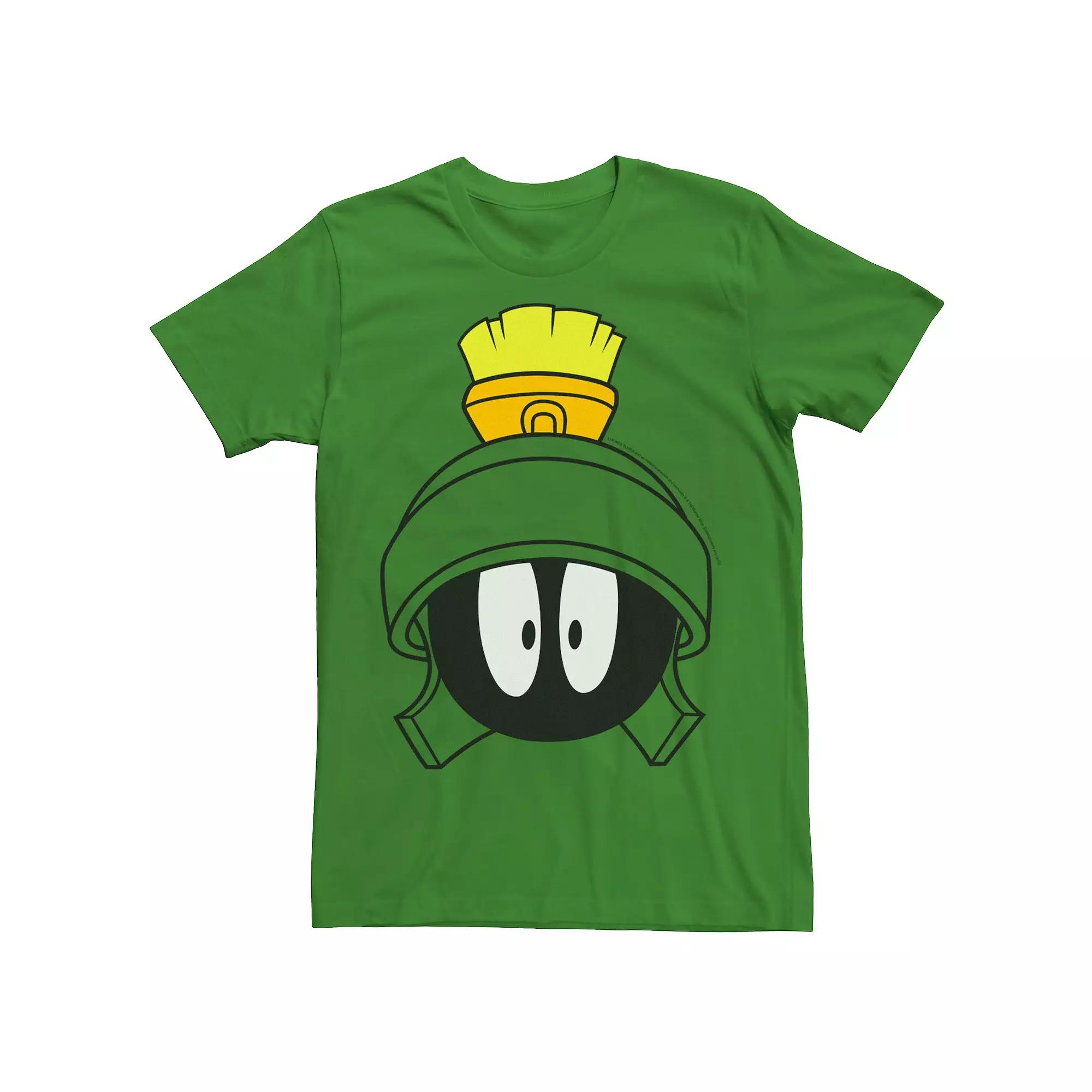 Men's Looney Tunes Vintage Marvin Martian Face Graphic Tee,  Product Image