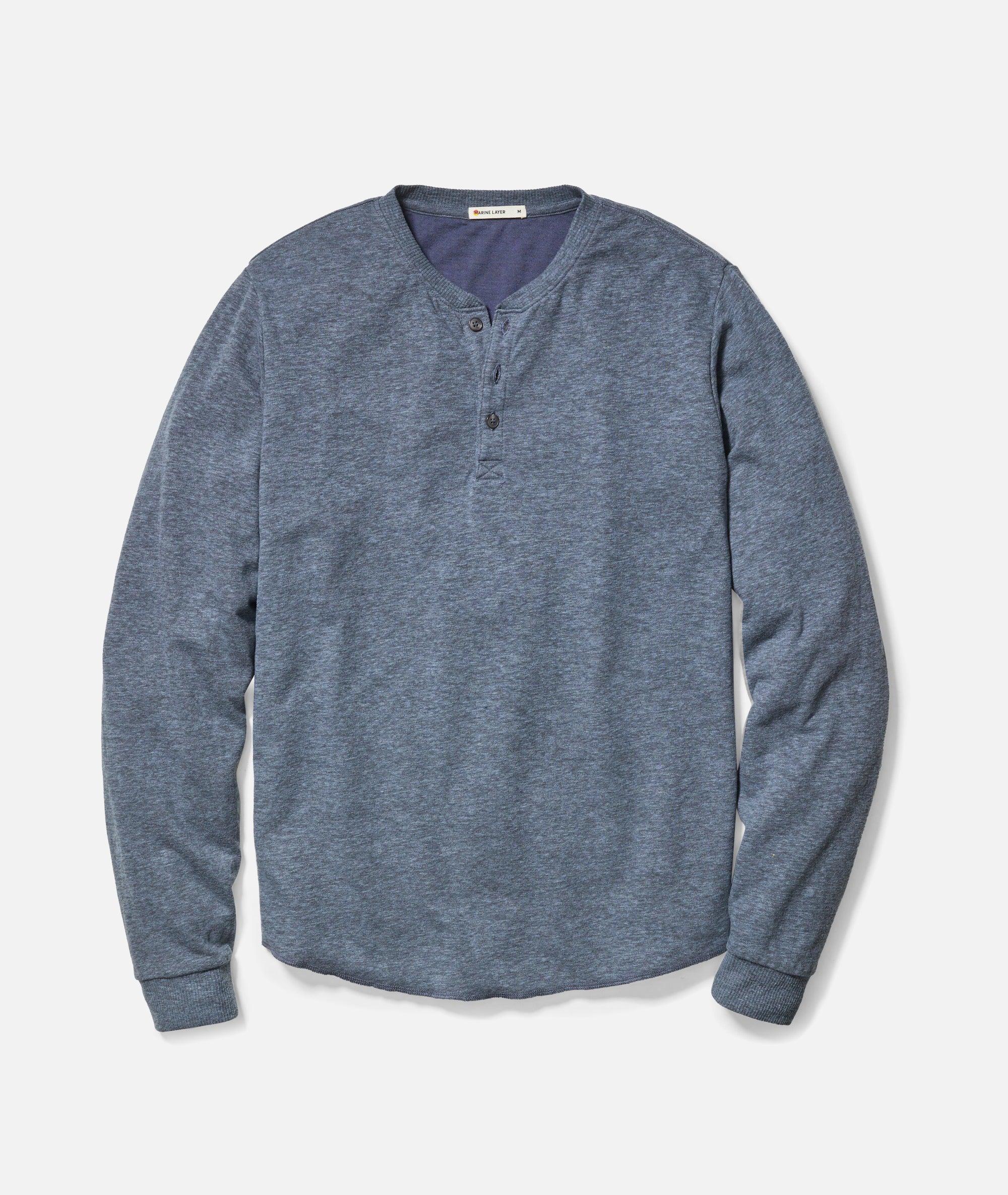 Double Knit Henley Product Image