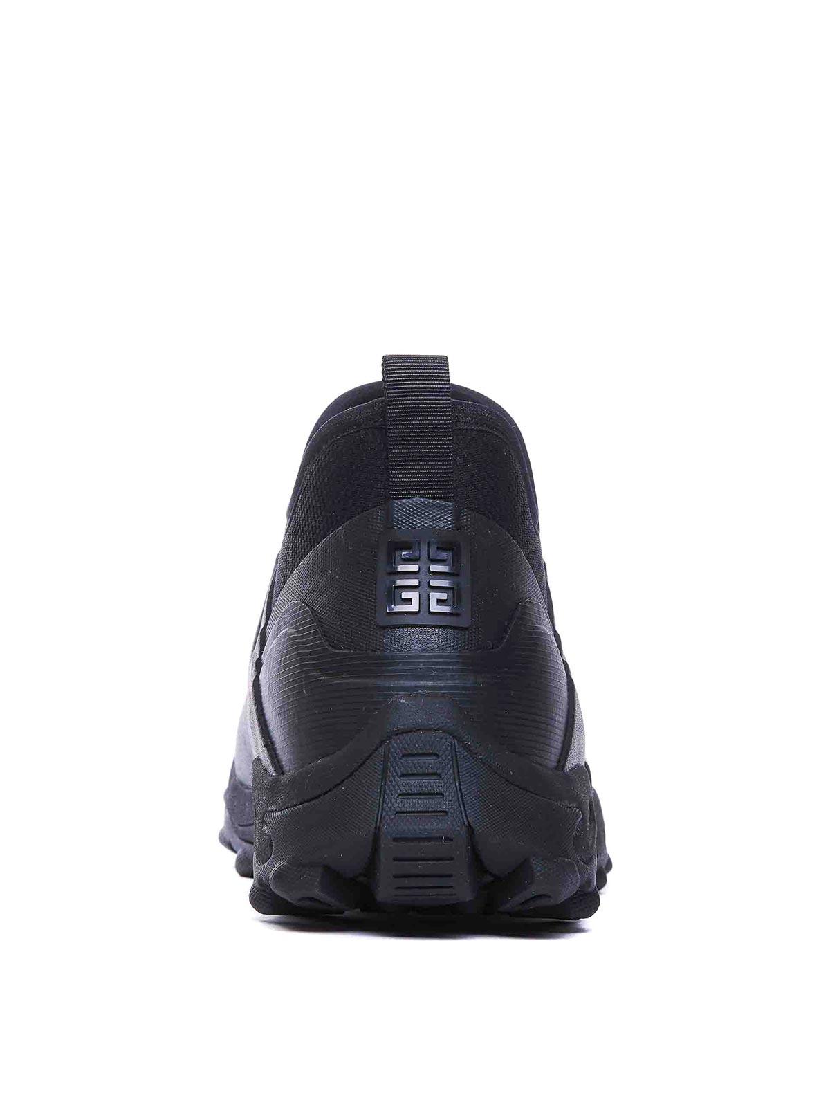 GIVENCHY Black Bogs Rubber Chelsea Boots In Multi Product Image