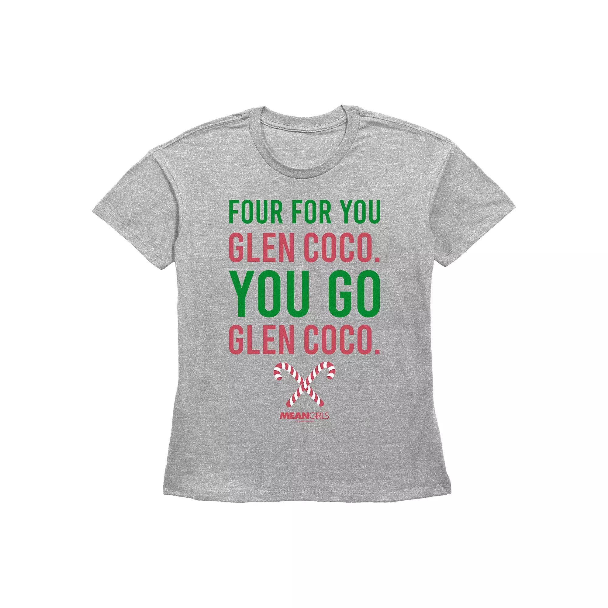 Women's Mean Girls Four For You Glen Coco You Go Glen Coco Graphic Tee,  Product Image