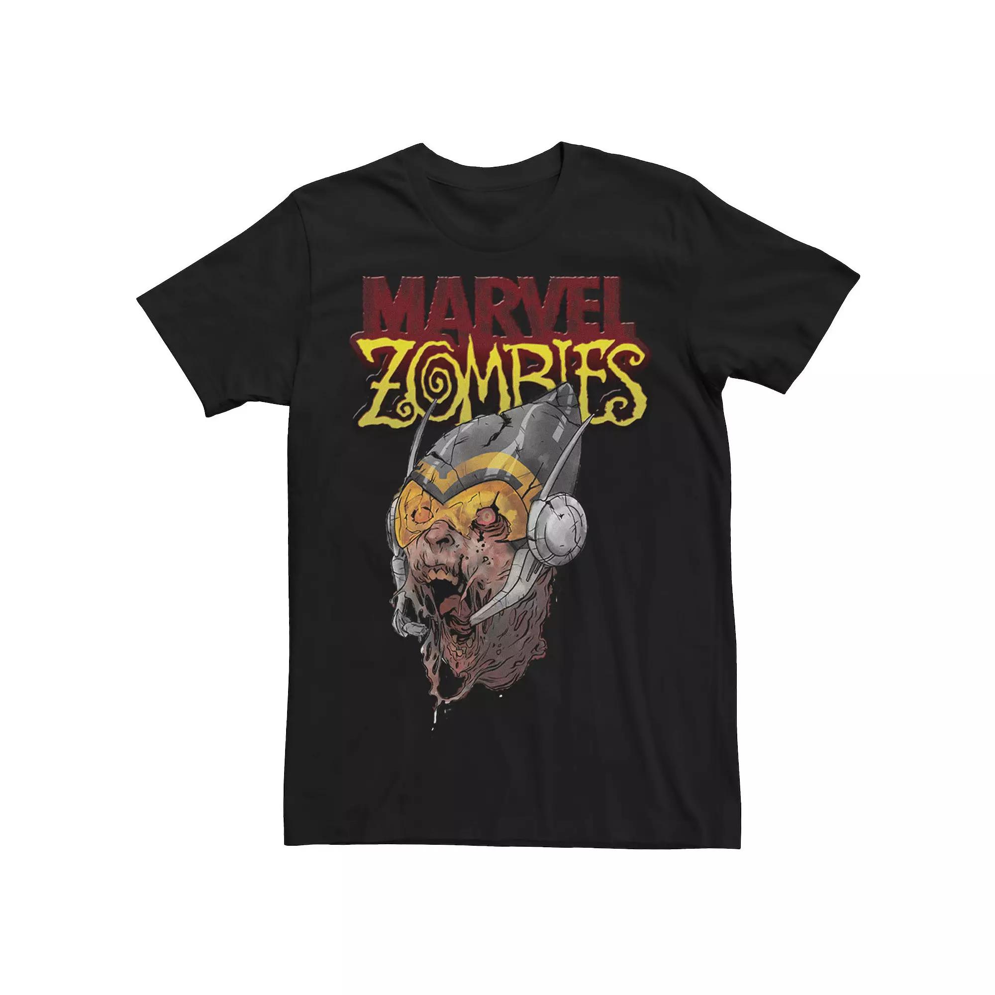 Men's Marvel Zombies The Wasp Zombie Head Tee,  Product Image