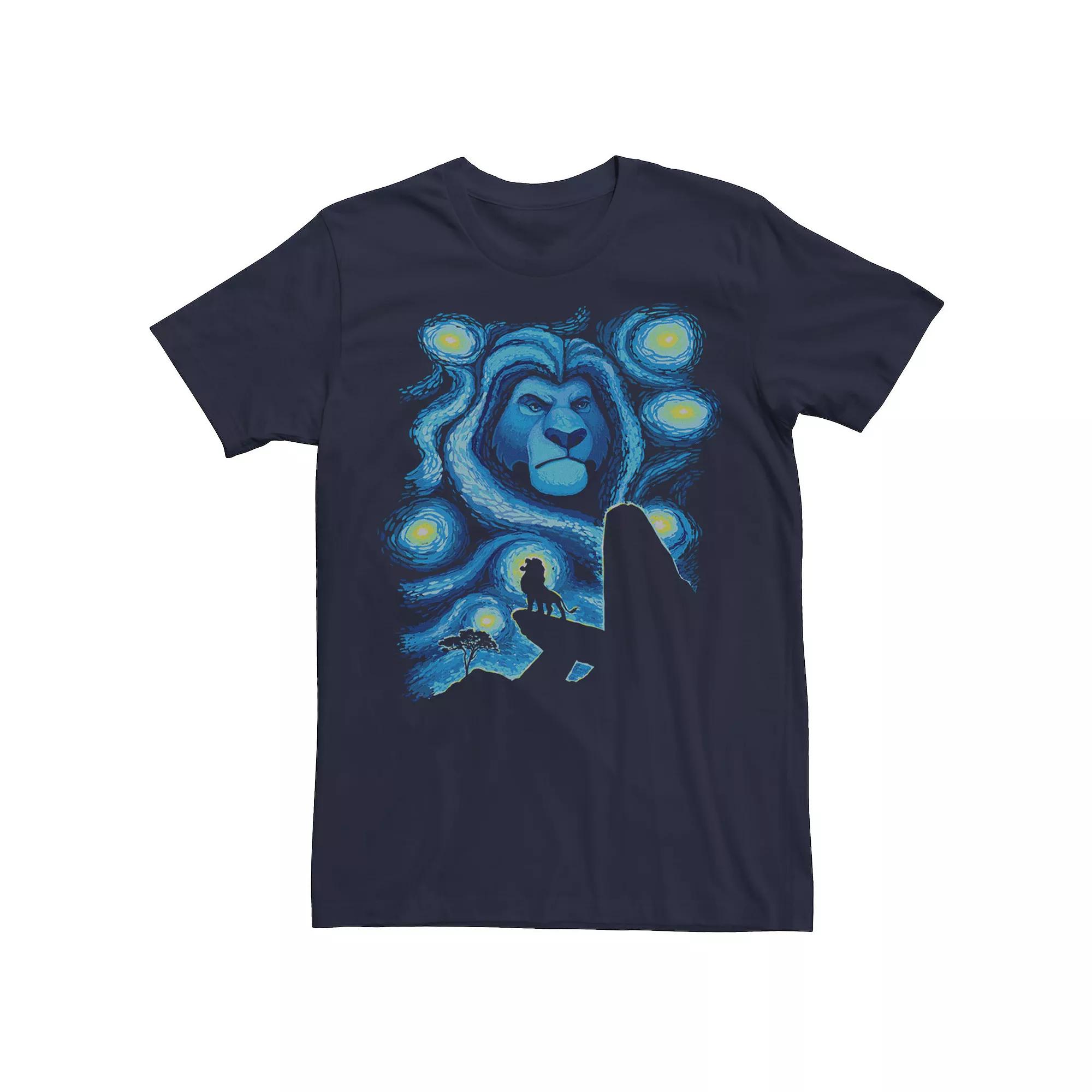 Disney's The Lion King Mufasa Starry Night Men's Tee,  Product Image