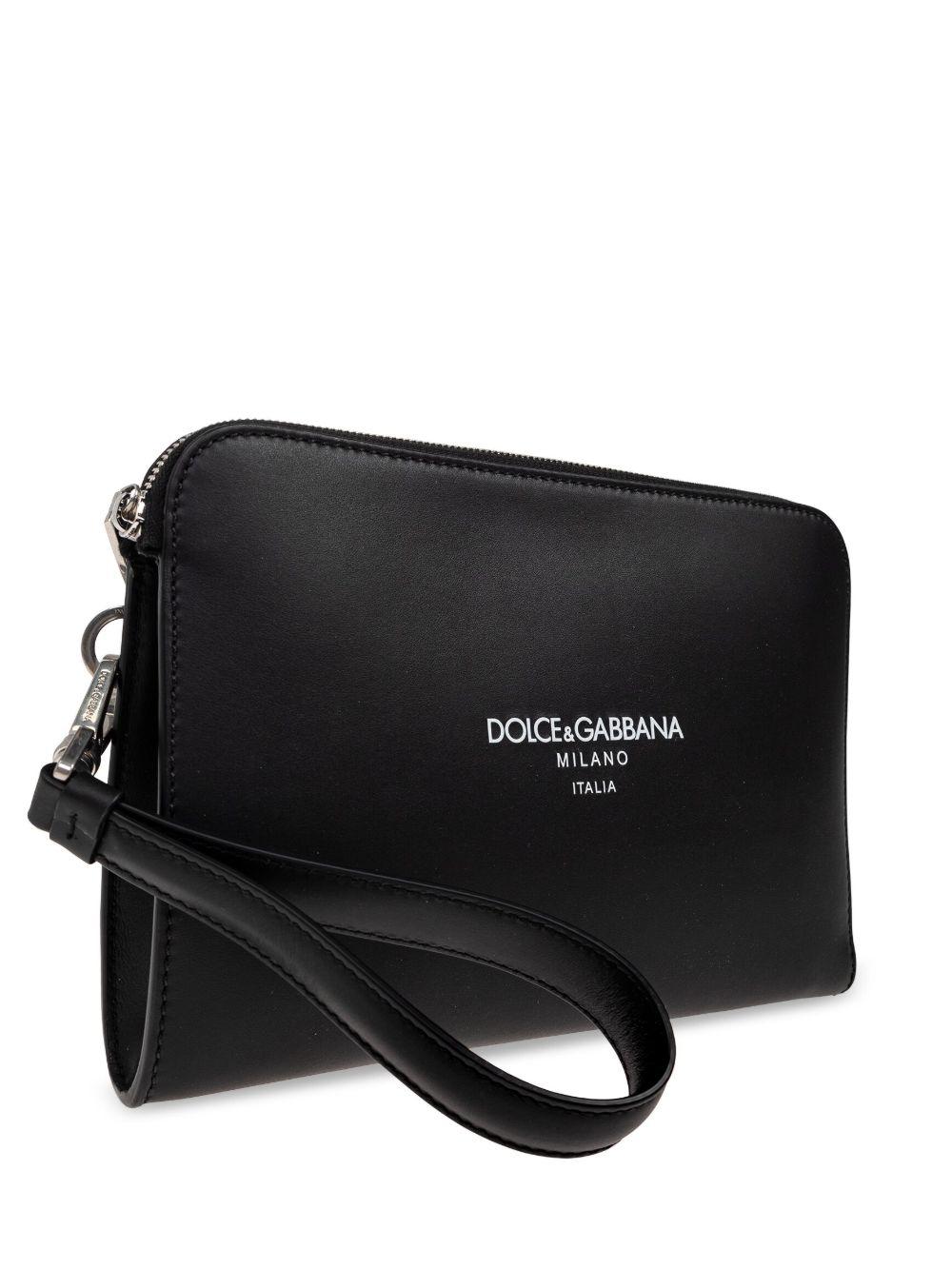 leather clutch bag Product Image