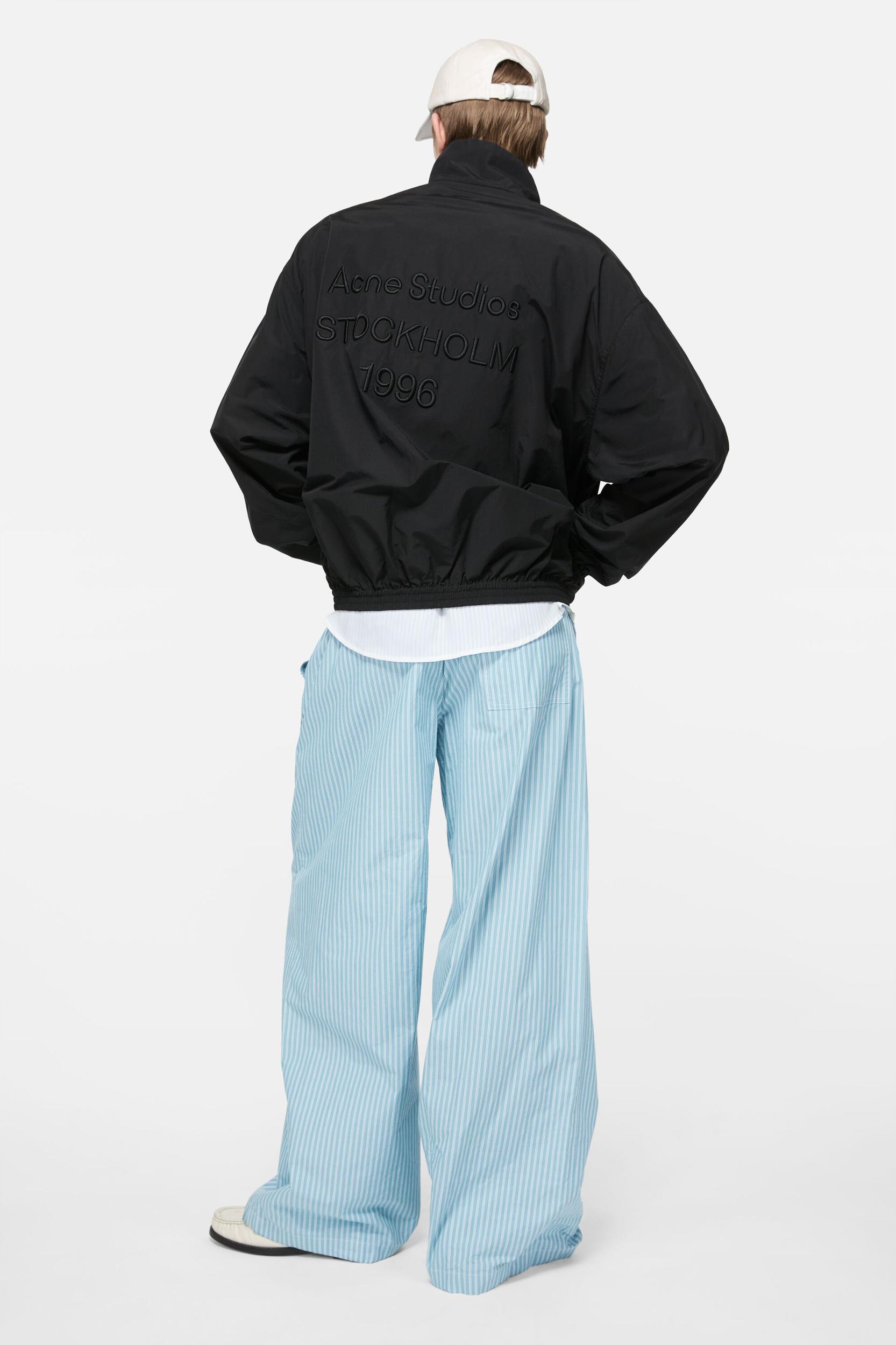 Striped cotton trousers Product Image