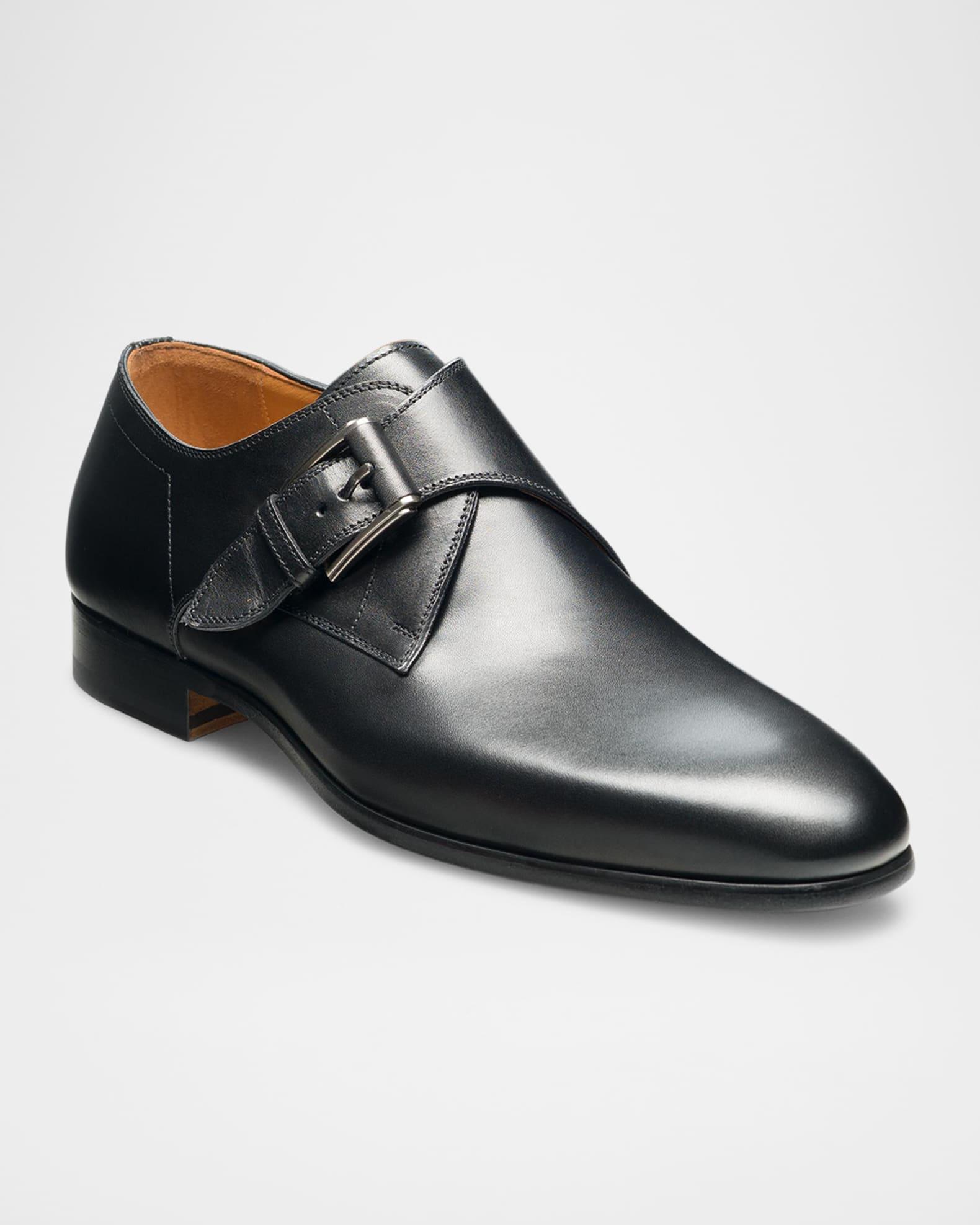 Men's Mansfeld Leather Monk Strap Loafers Product Image