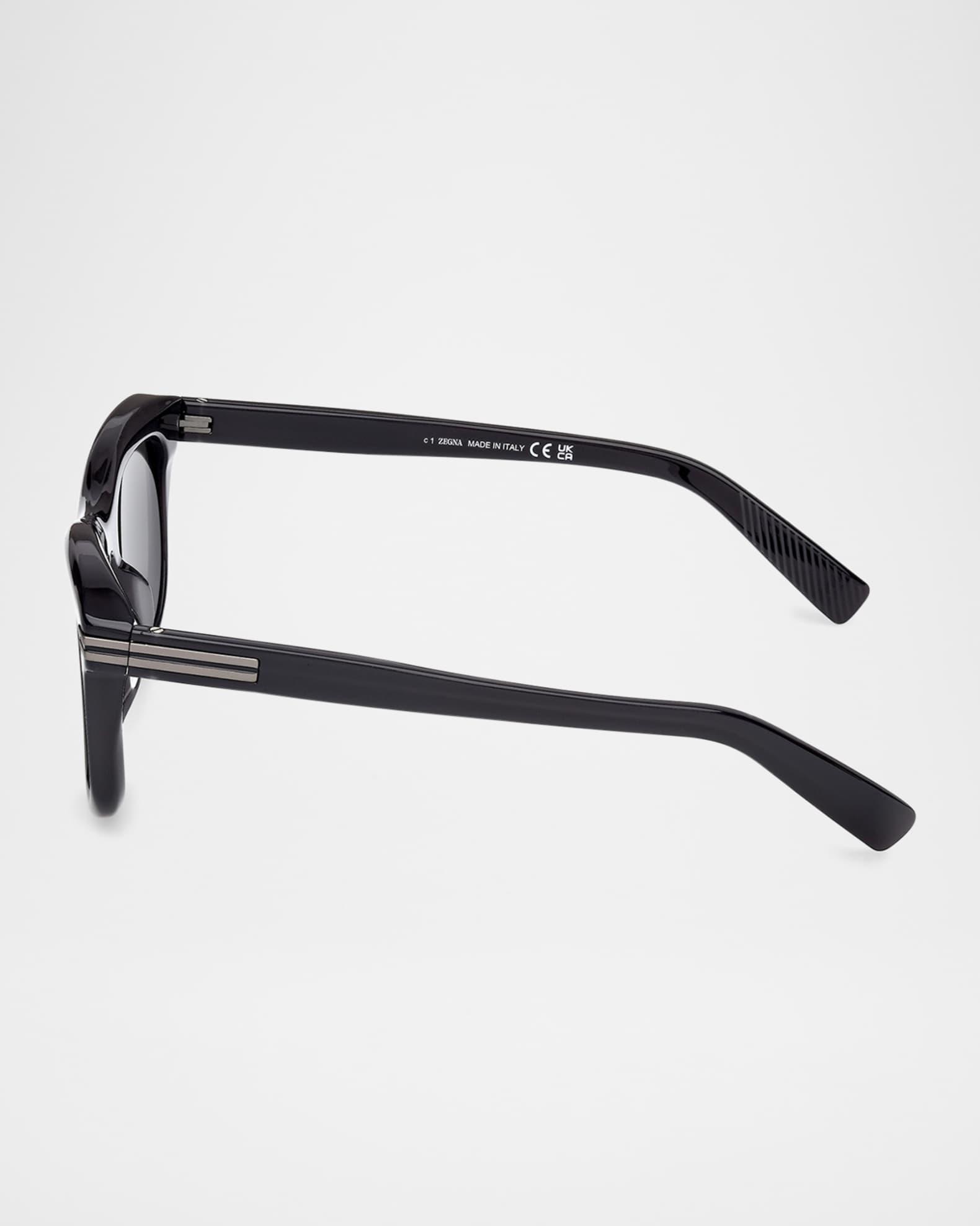 Mens Acetate Square Sunglasses Product Image