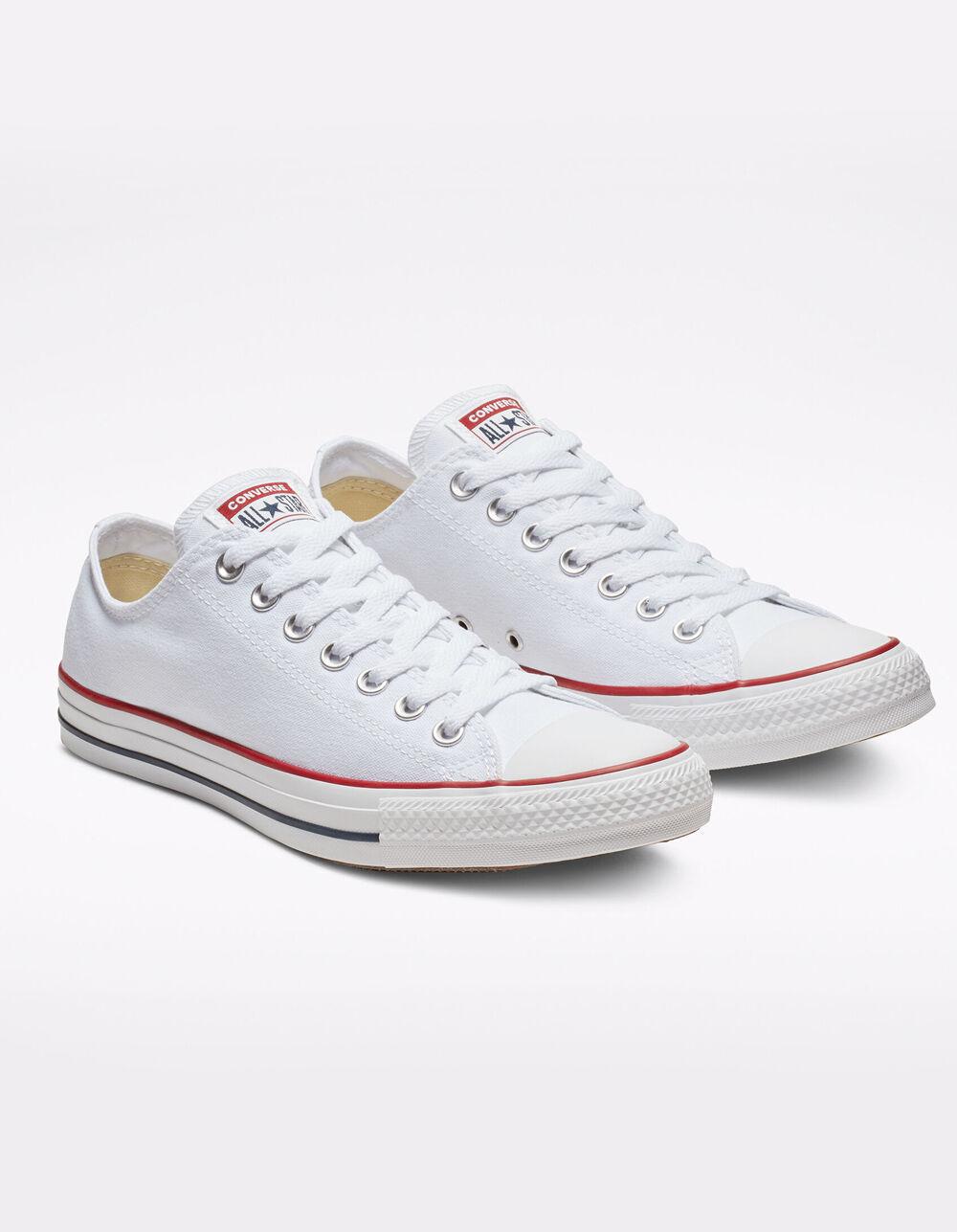 CONVERSE Chuck Taylor All Star White Low Top Shoes - WHITE Product Image