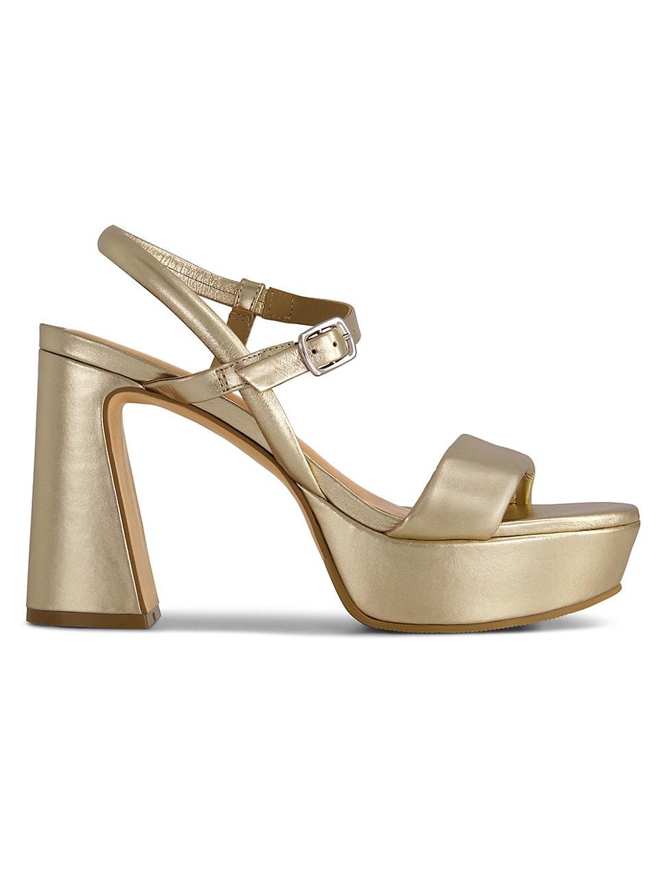 Womens Ventura Leather Platform Sandals Product Image