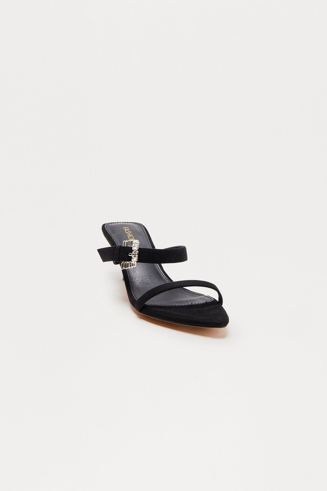 Brinwood Jewel Buckle Mules - Black Female Product Image