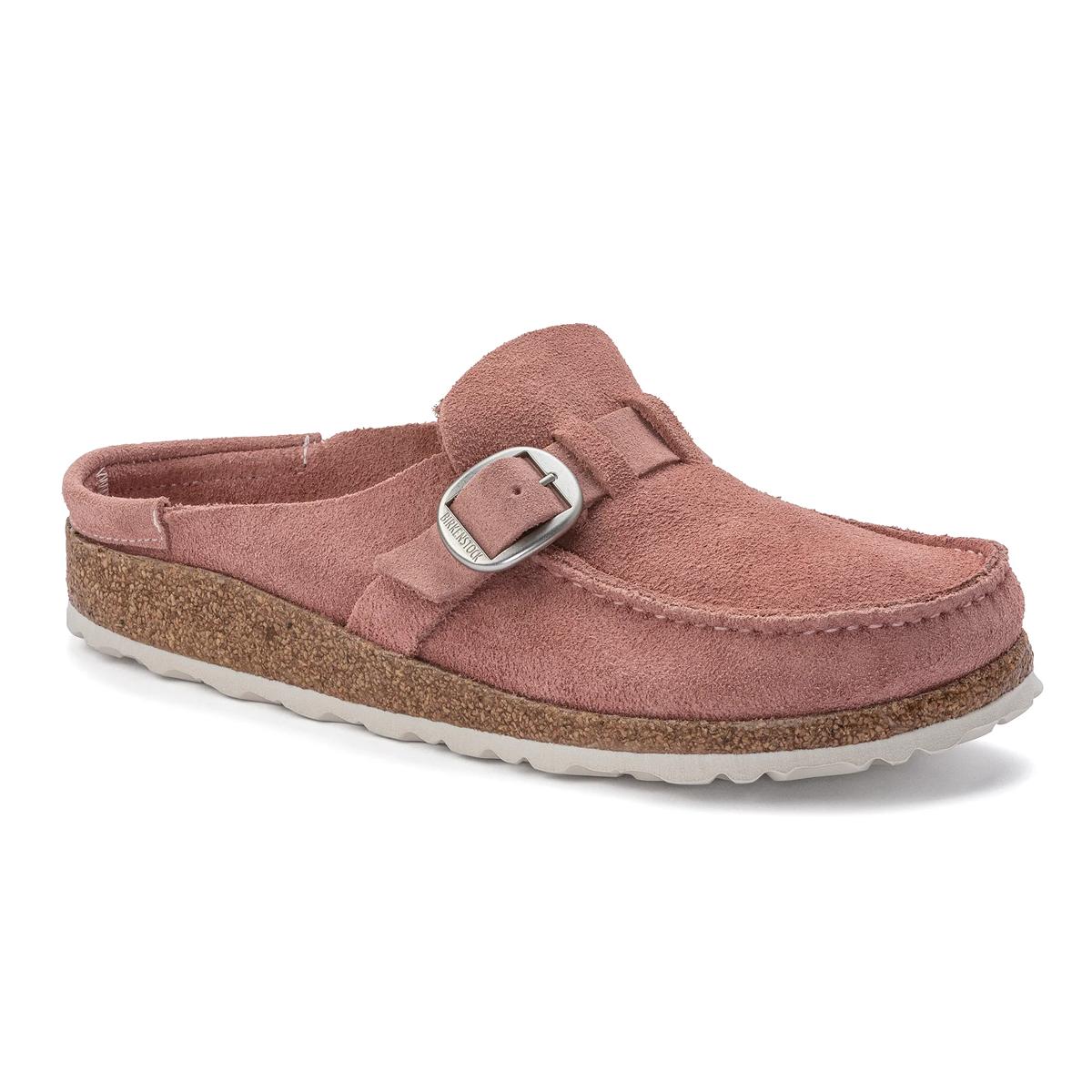 Birkenstock Buckley Suede Leather Mule Shoes Product Image