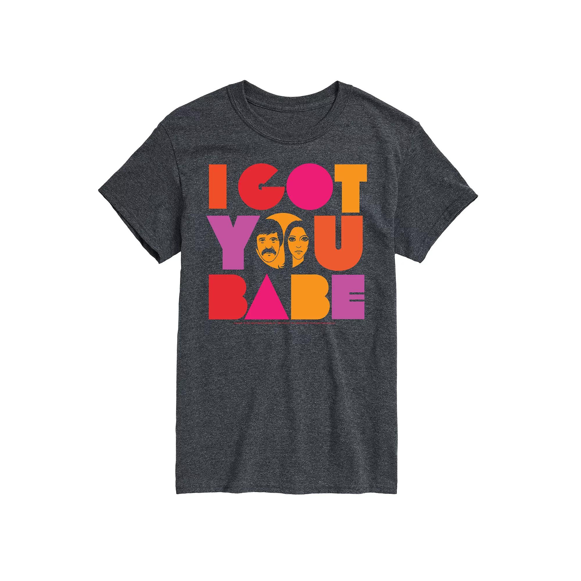 Big & Tall Sonny And Cher I Got You Tee, Men's,  Product Image