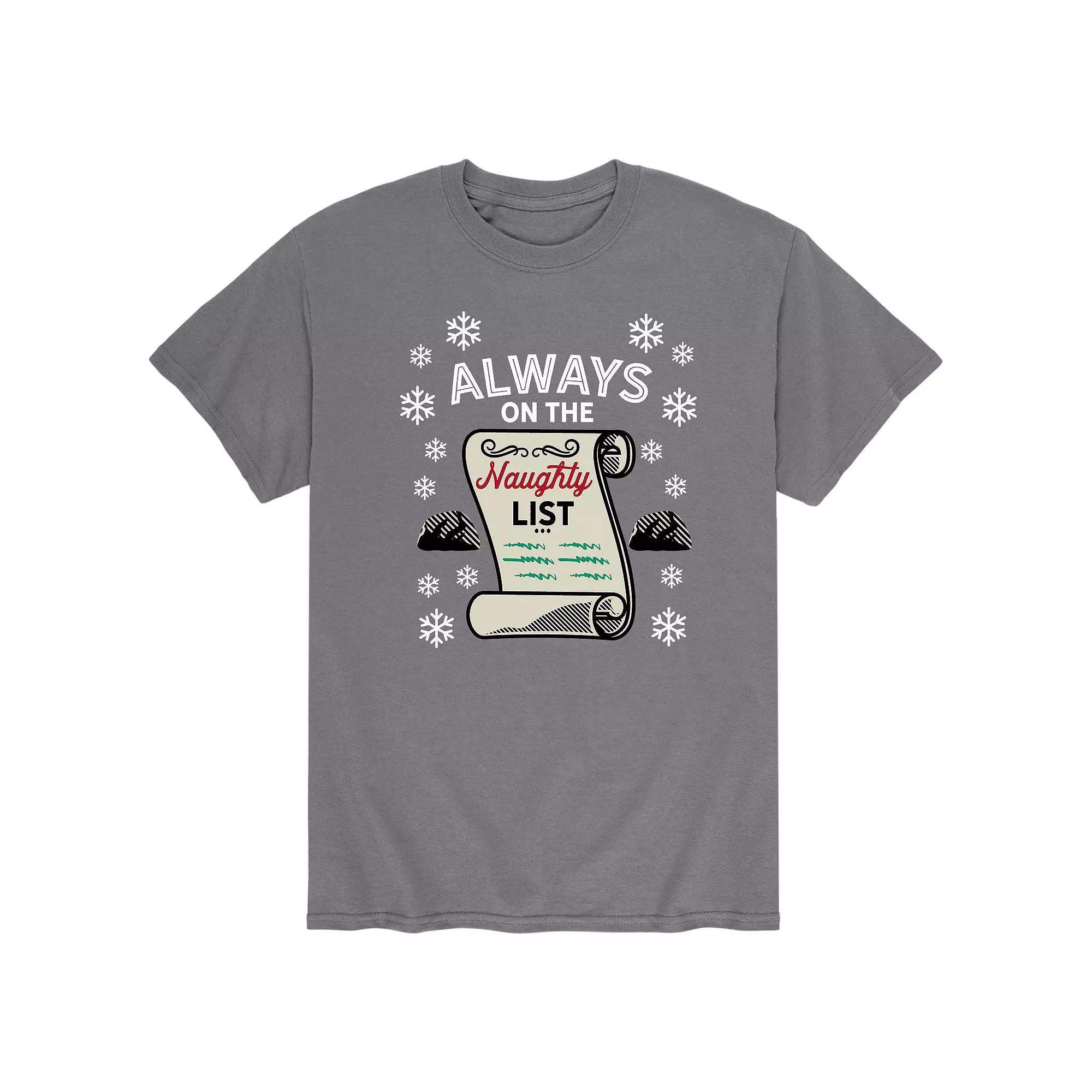 Men's The Naughty List Graphic Tee,  Product Image