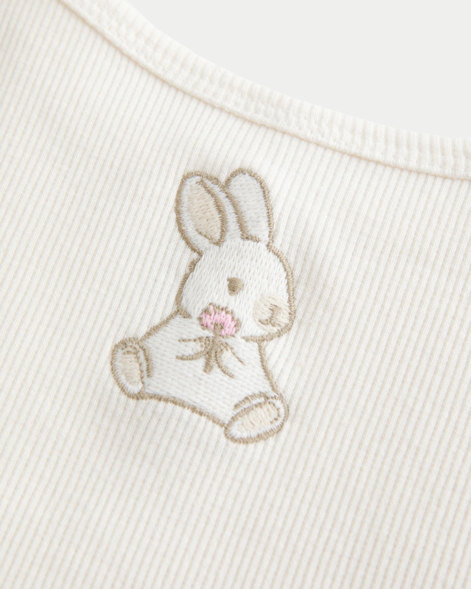 Ribbed Rabbit Graphic Cami Product Image