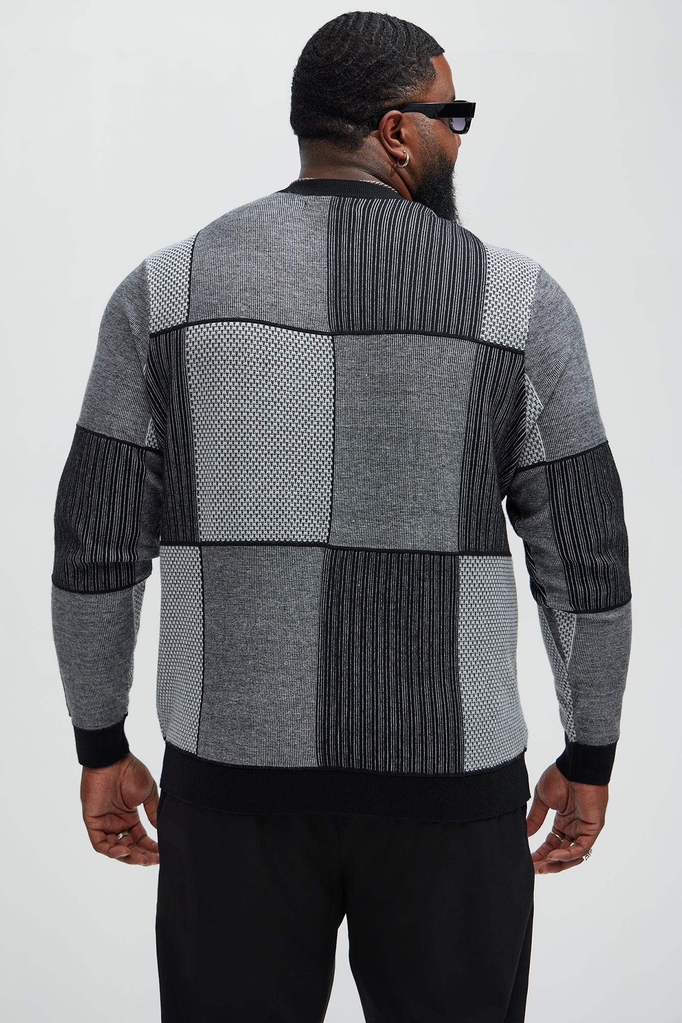 Better And Better Crewneck Sweater - Black/combo Male Product Image