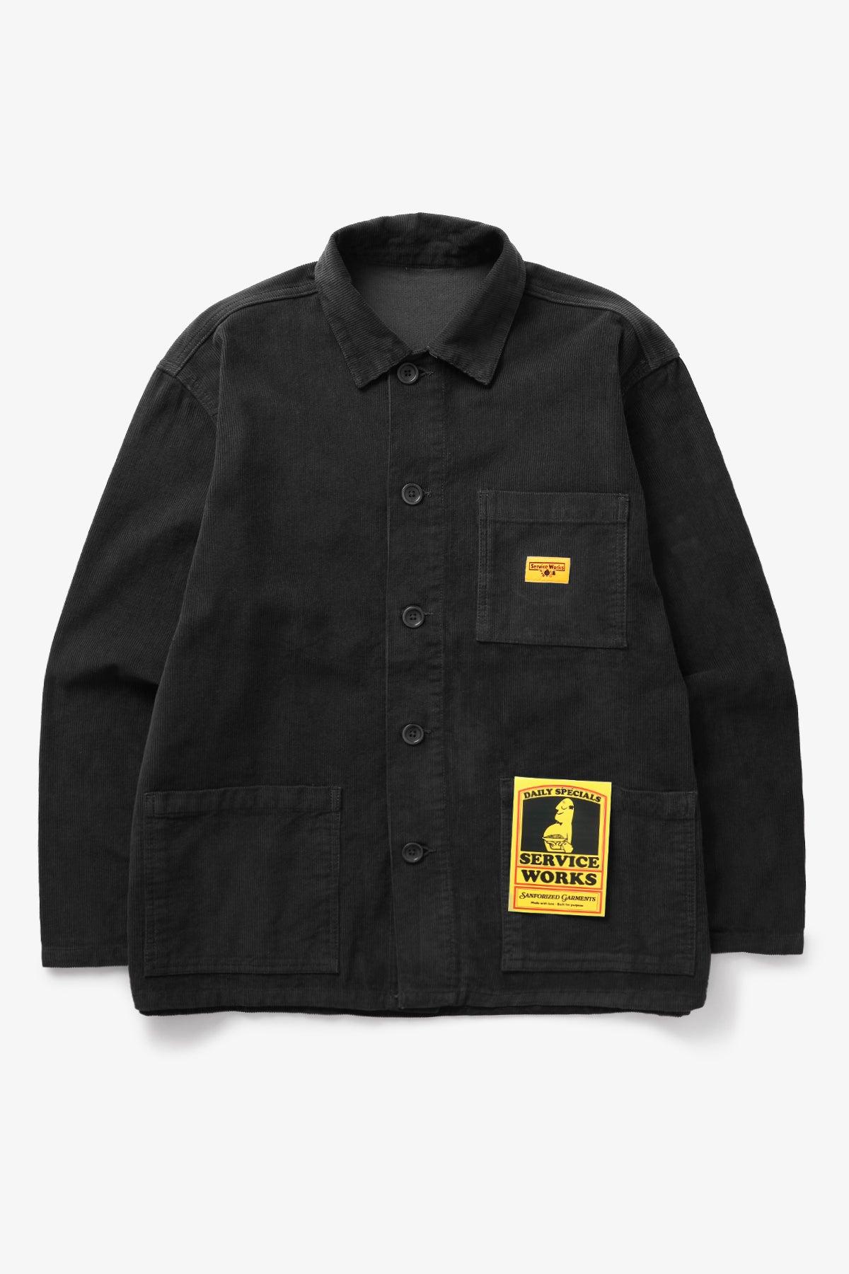 Corduroy Chore Shirt - Black Product Image