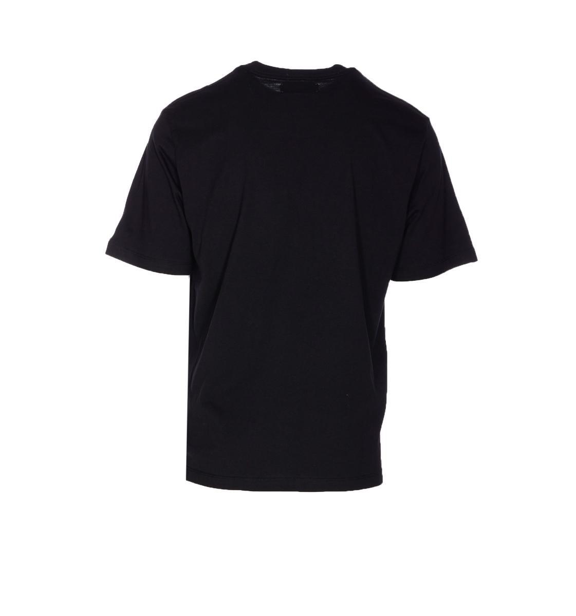 AMIRI Black Cotton T-shirt With Bold Logo Statement Product Image