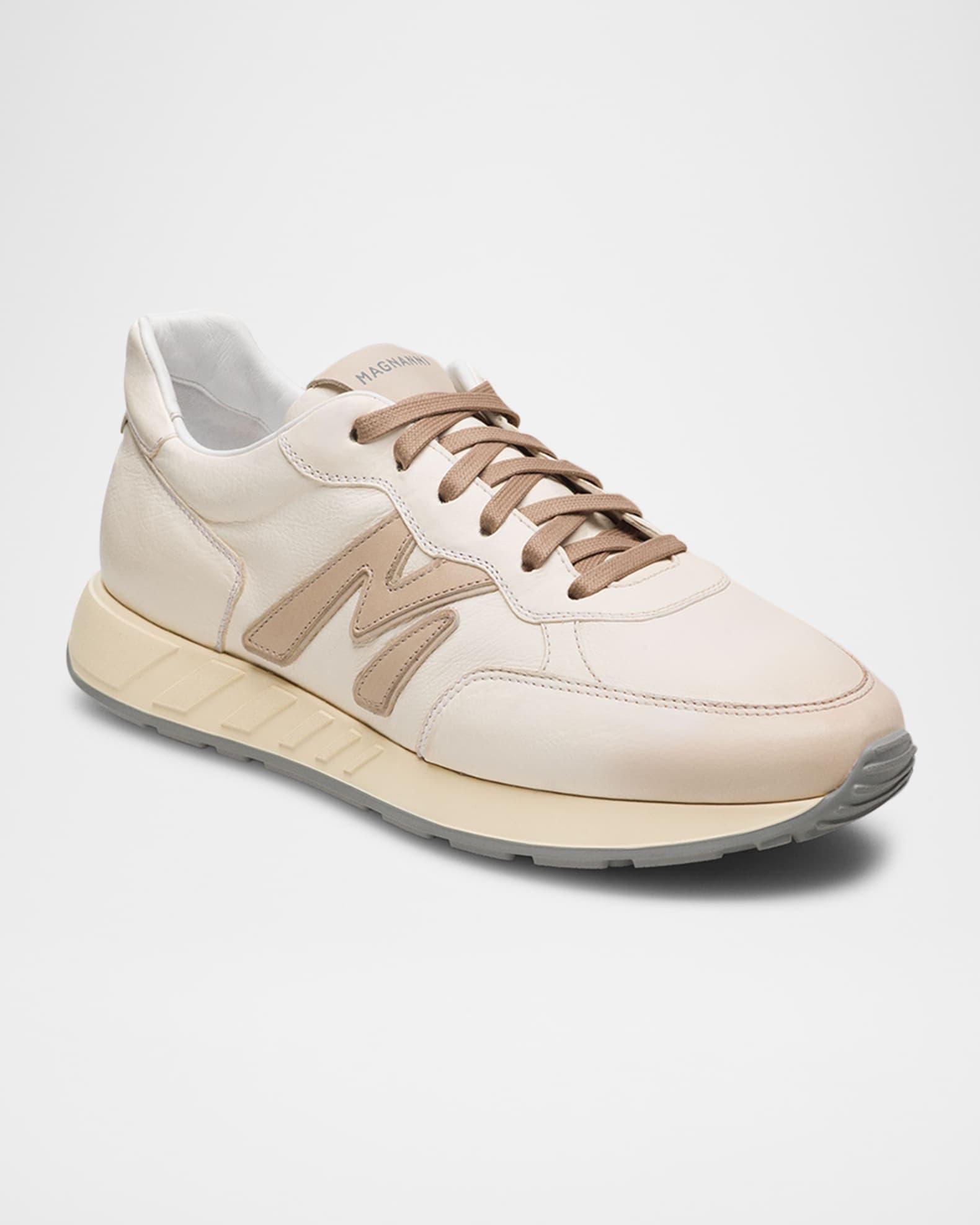 Men's Yoki Leather Runner Sneakers Product Image