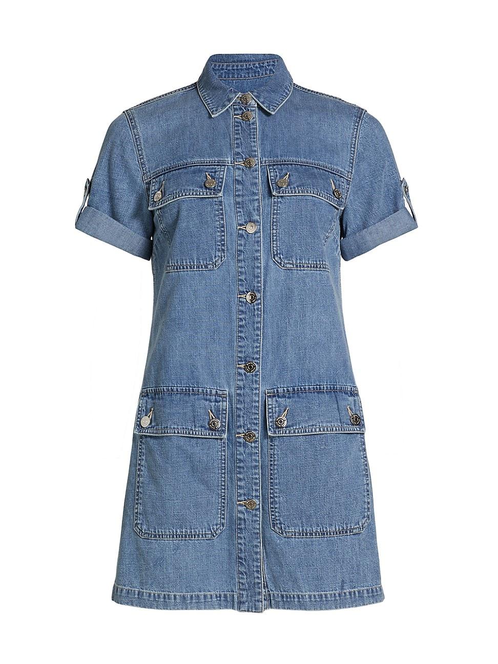 Womens Warren Denim Minidress Product Image