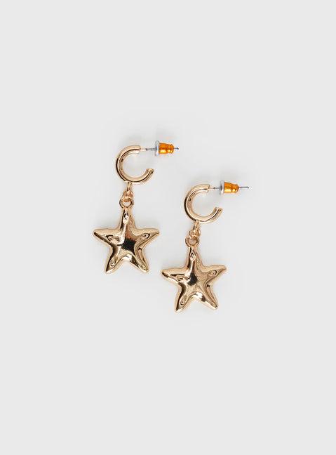 Nerine Earrings Gold Product Image