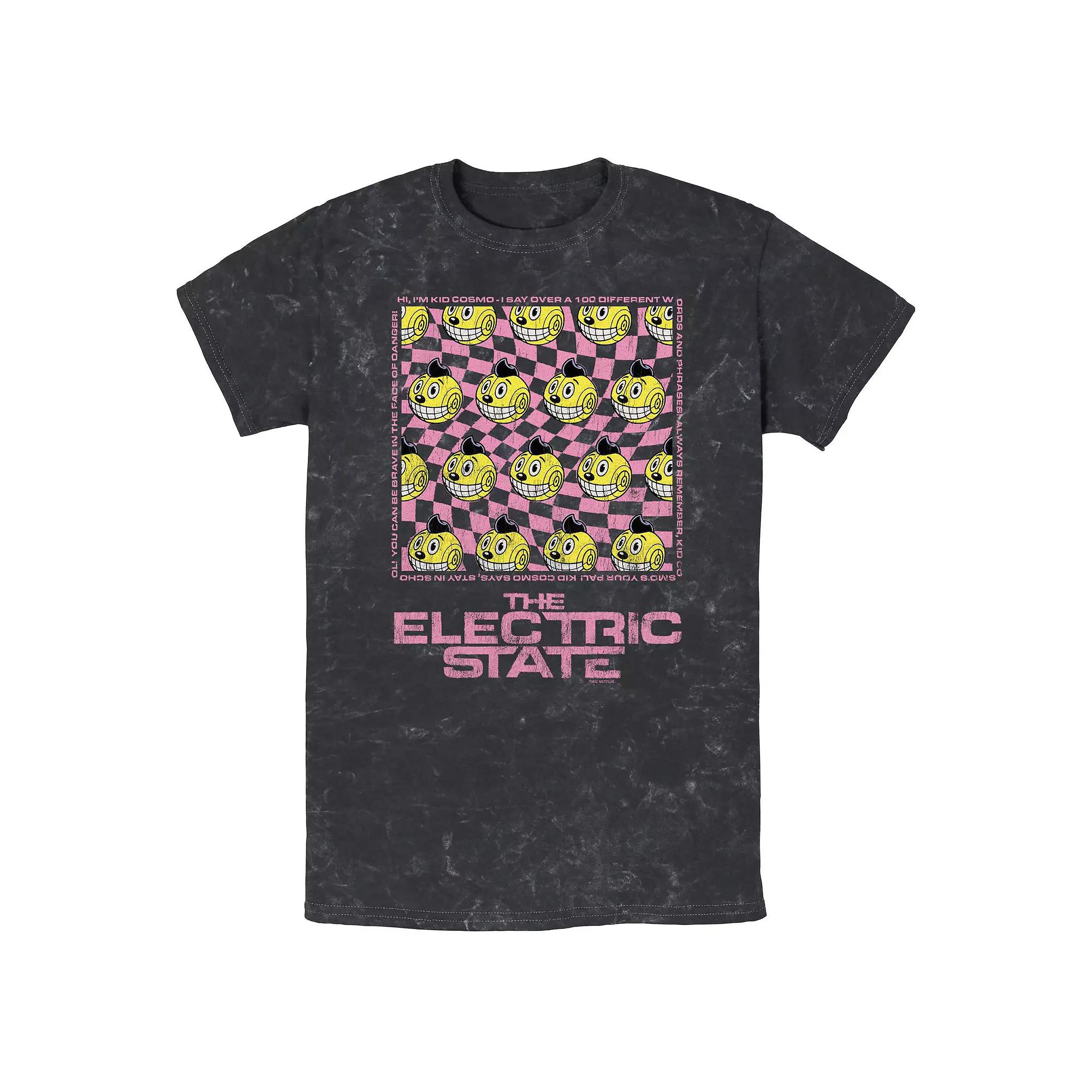 Men's The Electric State Kid Cosmo Poster Mineral Wash Graphic Tee,  Product Image