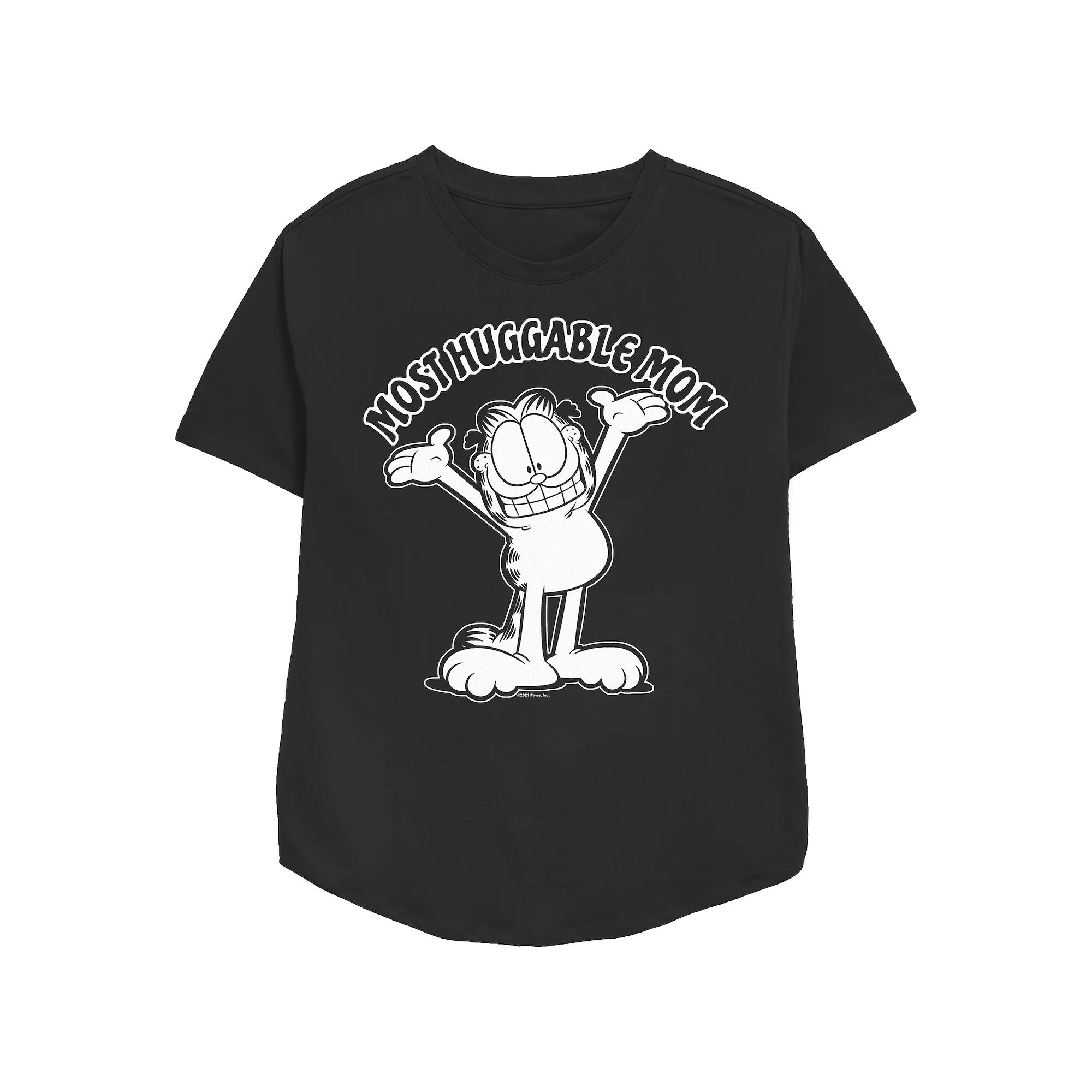 Women's Garfield Most Huggable Mom Relaxed Fit Graphic Tee,  Product Image