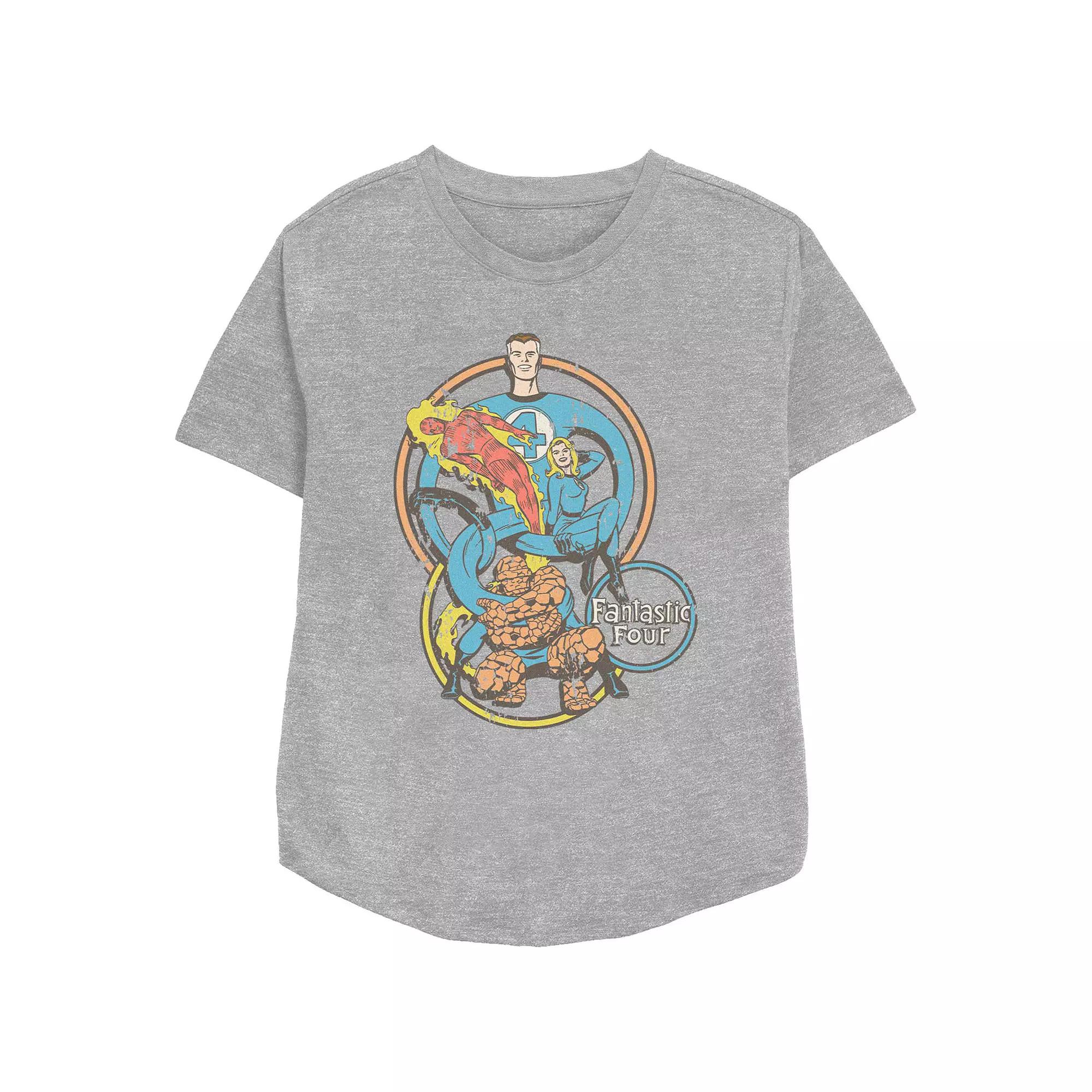 Women's Marvel Fantastic Four Super Hoops Graphic Tee,  Product Image