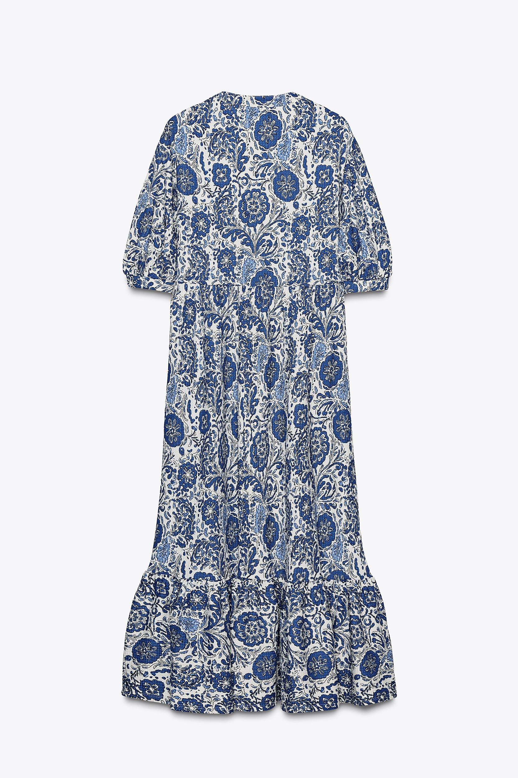 PRINTED MIDI DRESS Product Image