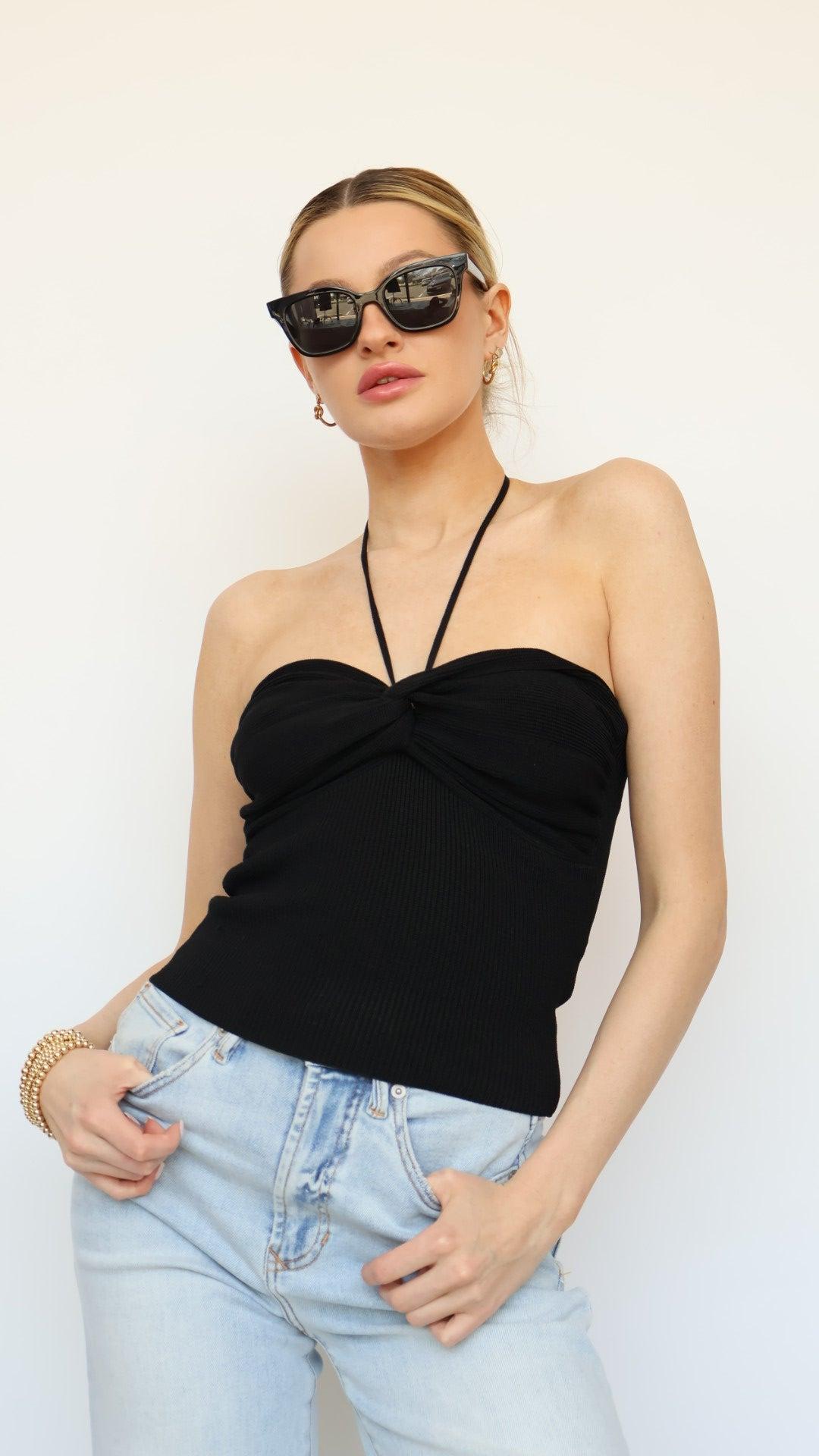 Knit Halter Top Product Image