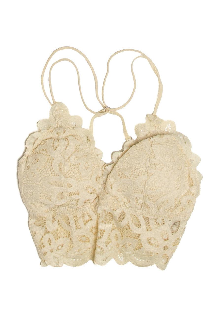 Natural Lace V Bralette Product Image
